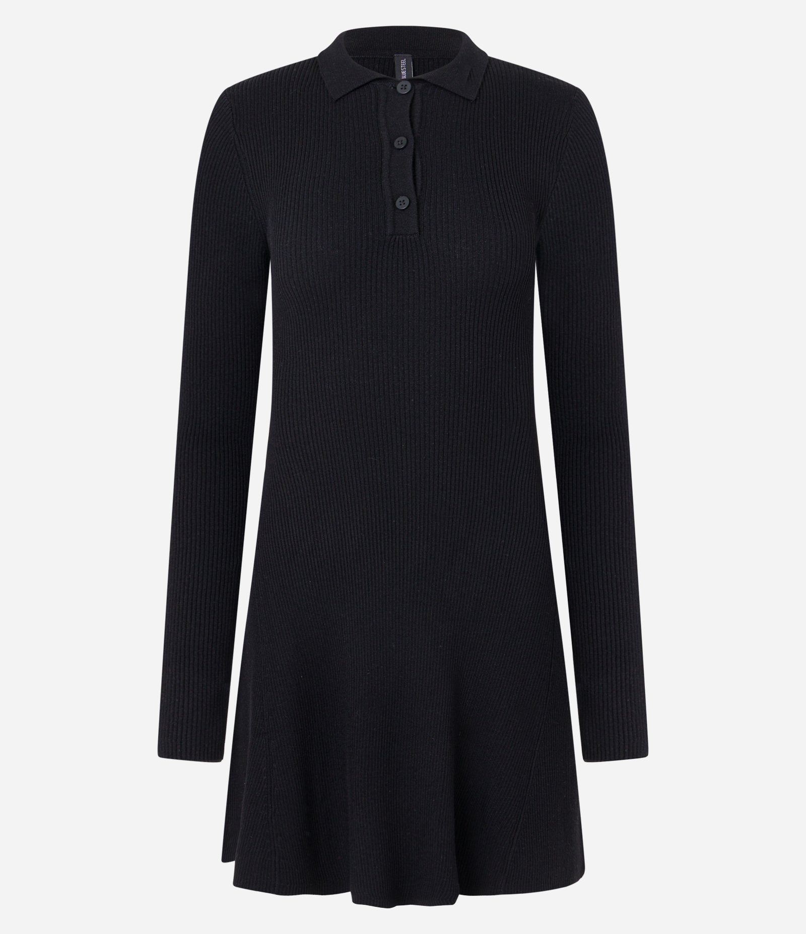 Vestido Evasê Sportcore em Tricô com Gola Polo 5