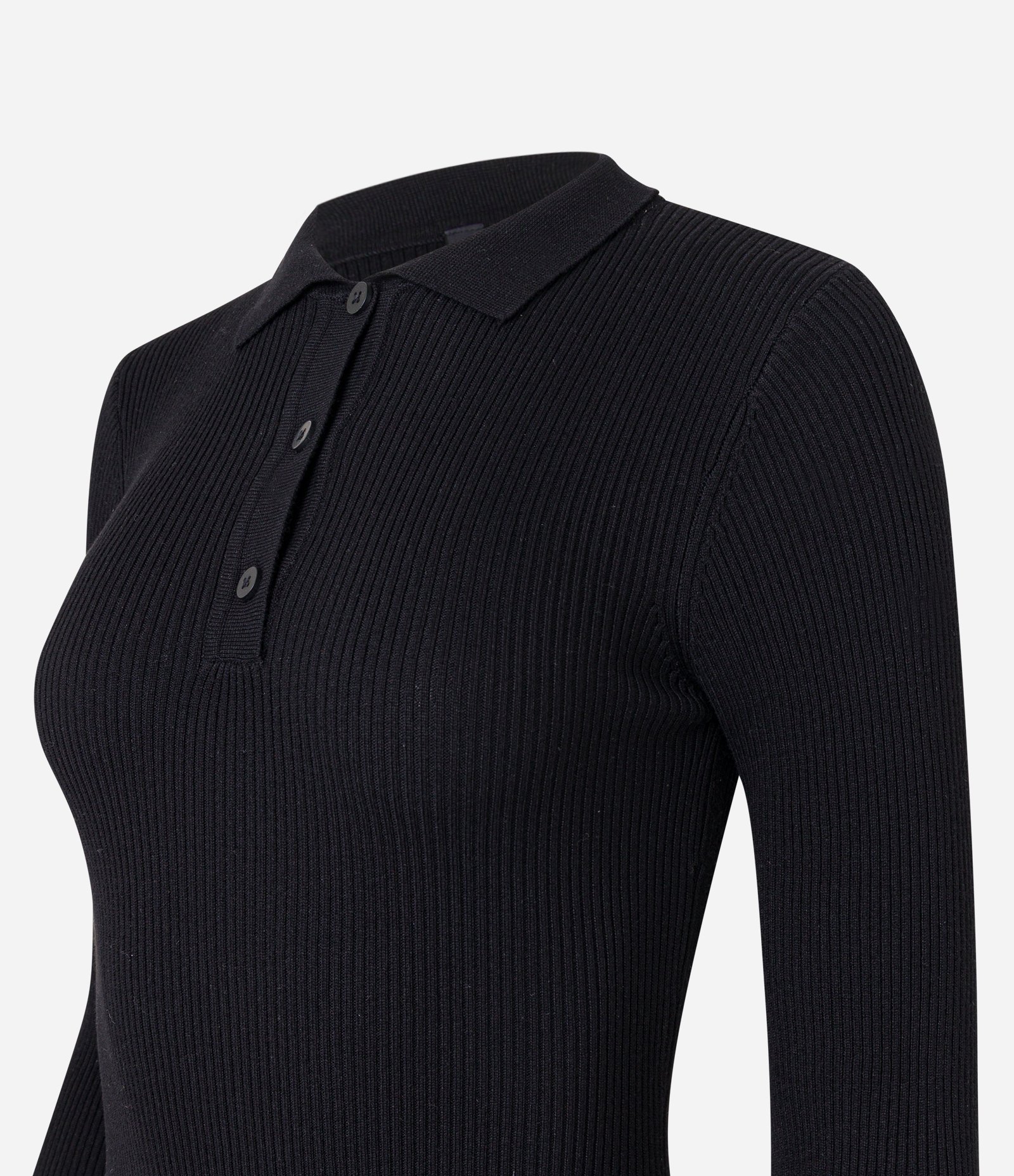 Vestido Evasê Sportcore em Tricô com Gola Polo 6