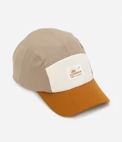 Boné Infantil Aba Curva com Lettering Summer Time - Tam U