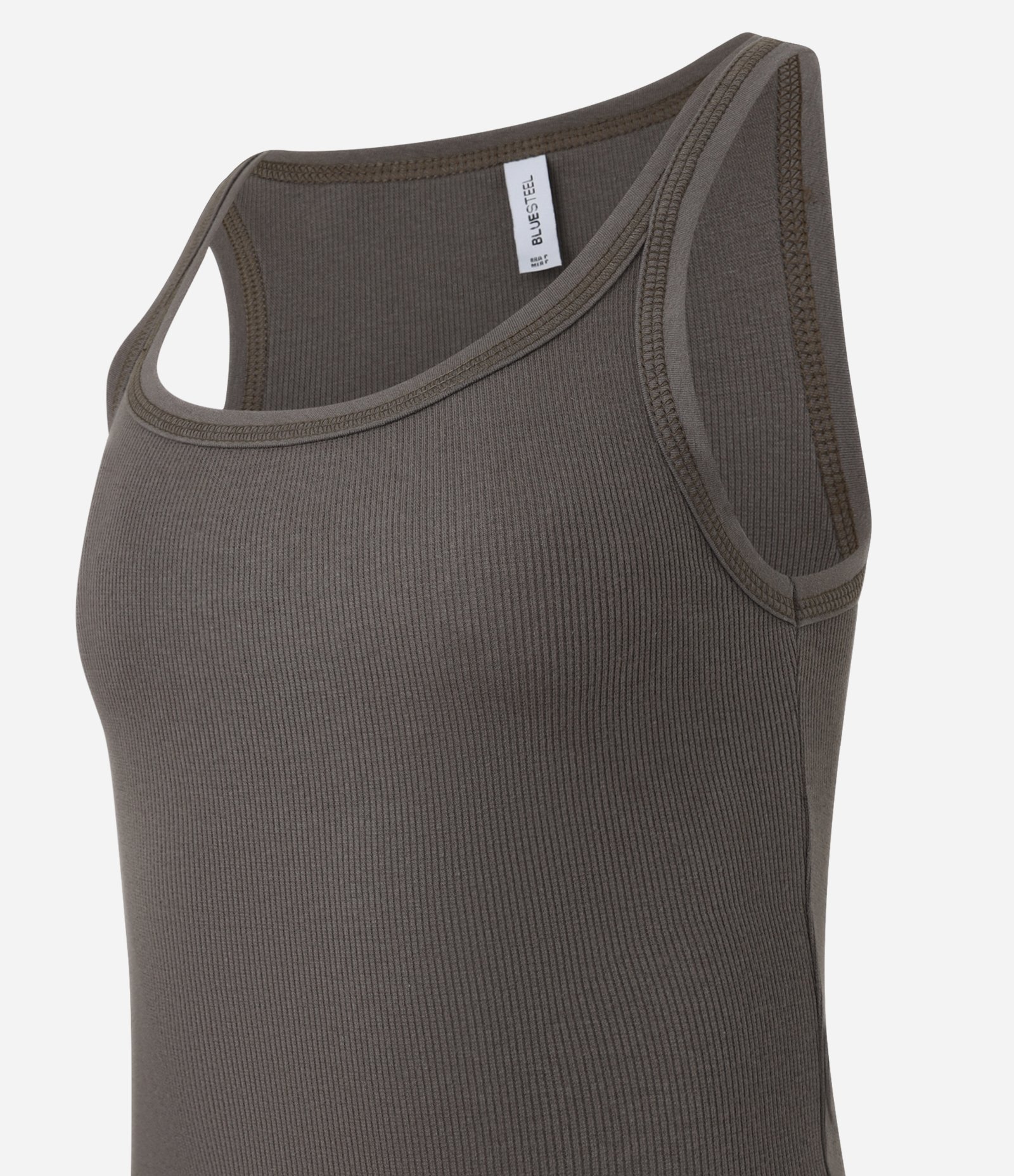 Blusa sem Manga em Ribana com Decote Halter 5