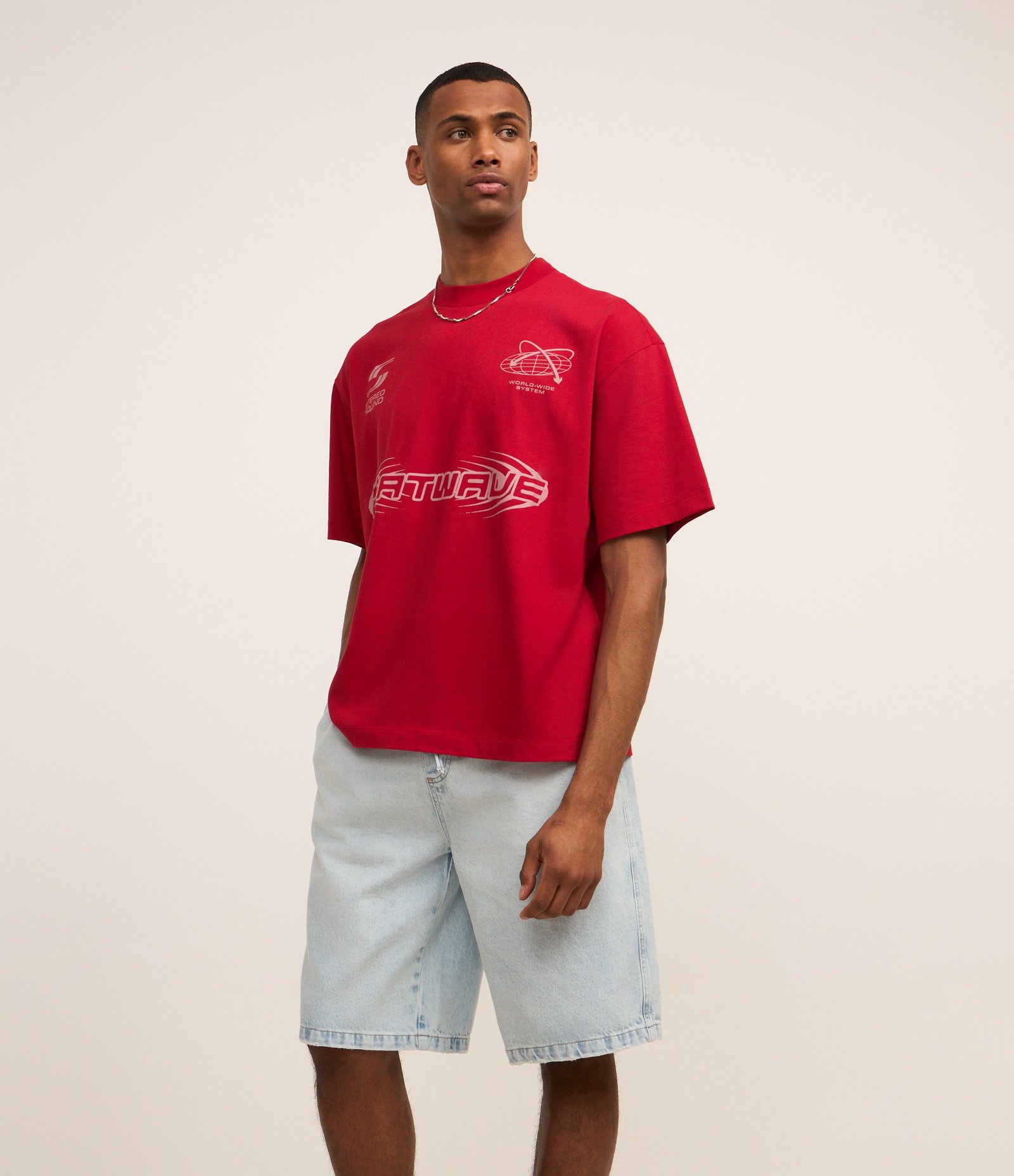 Bermuda Baggy em Jeans com Cós Elástico Azul 5