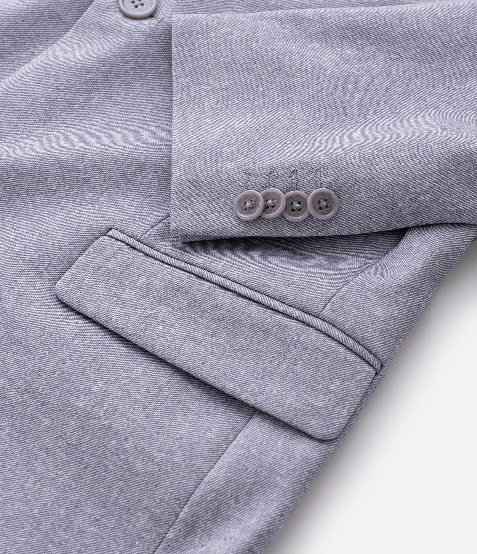 Paletó Alfaiatado em Viscose com Elastano Cinza 9