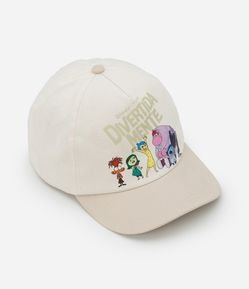 Boné Infantil Aba Curva Estampa Divertidamente - Tam U