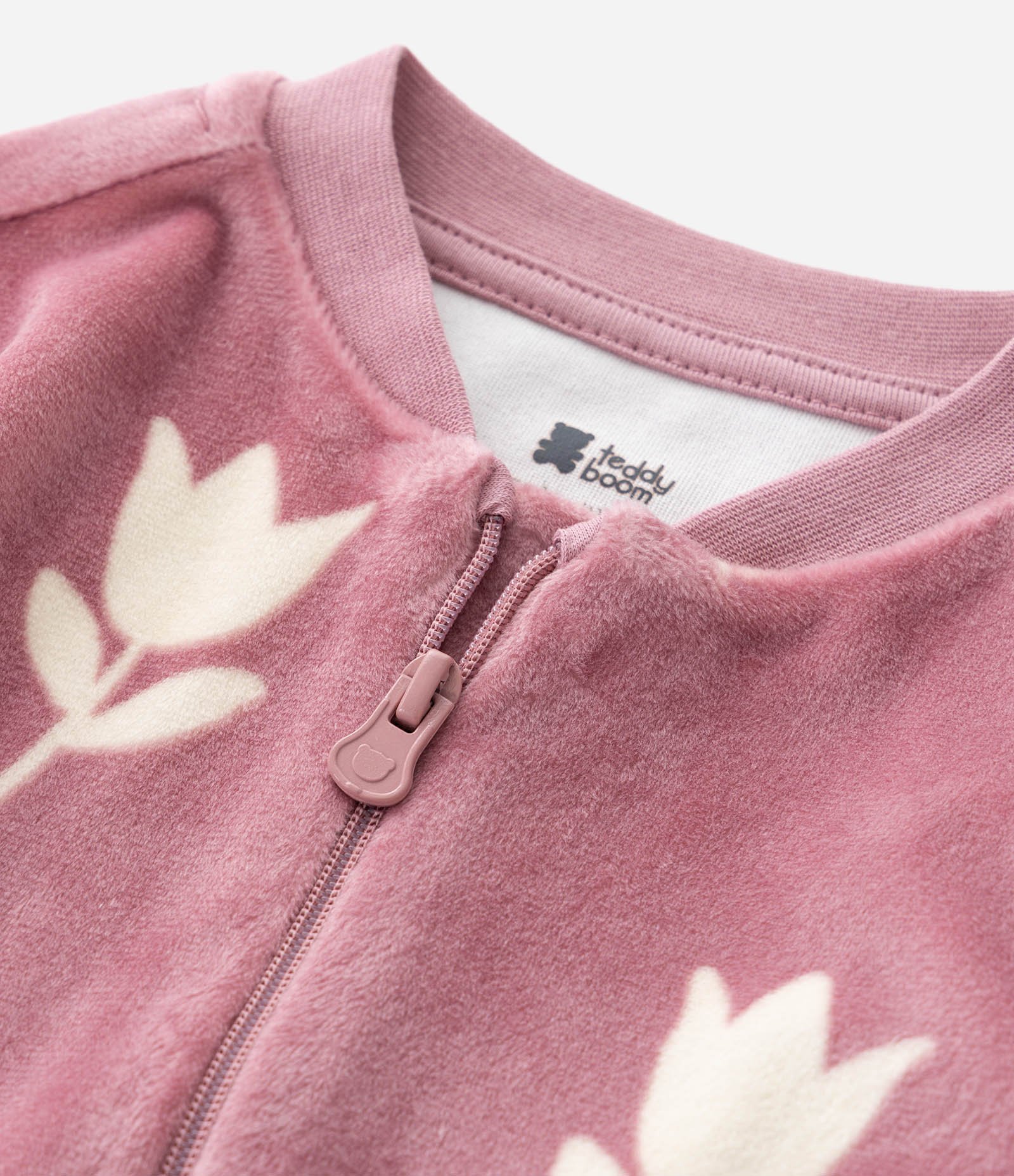 Macacão Infantil com Estampa Tulipa Fullprint – Tam RN a 24 Meses Rosa 8