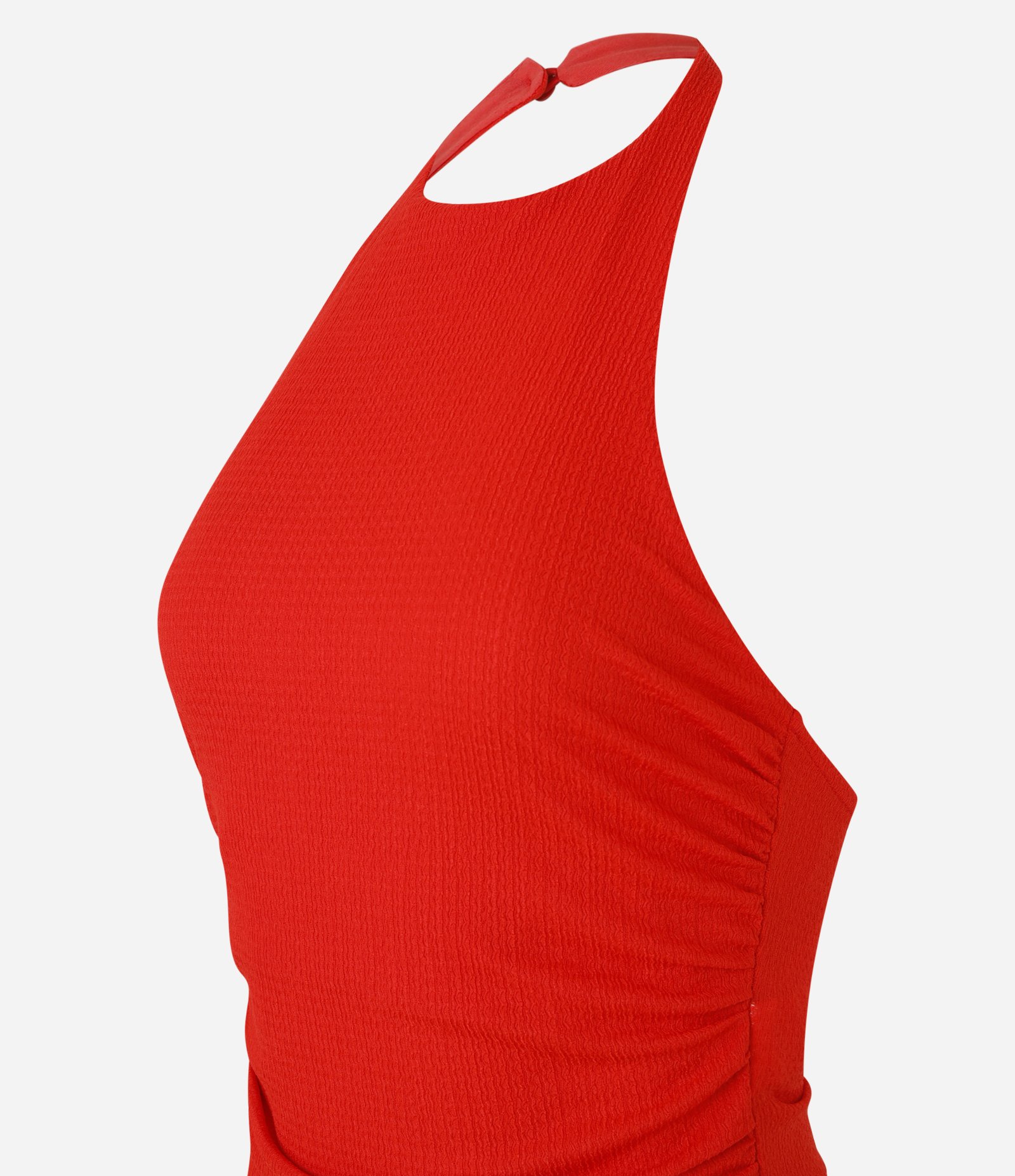 Blusa Frente Única com Texturas Vermelho 6