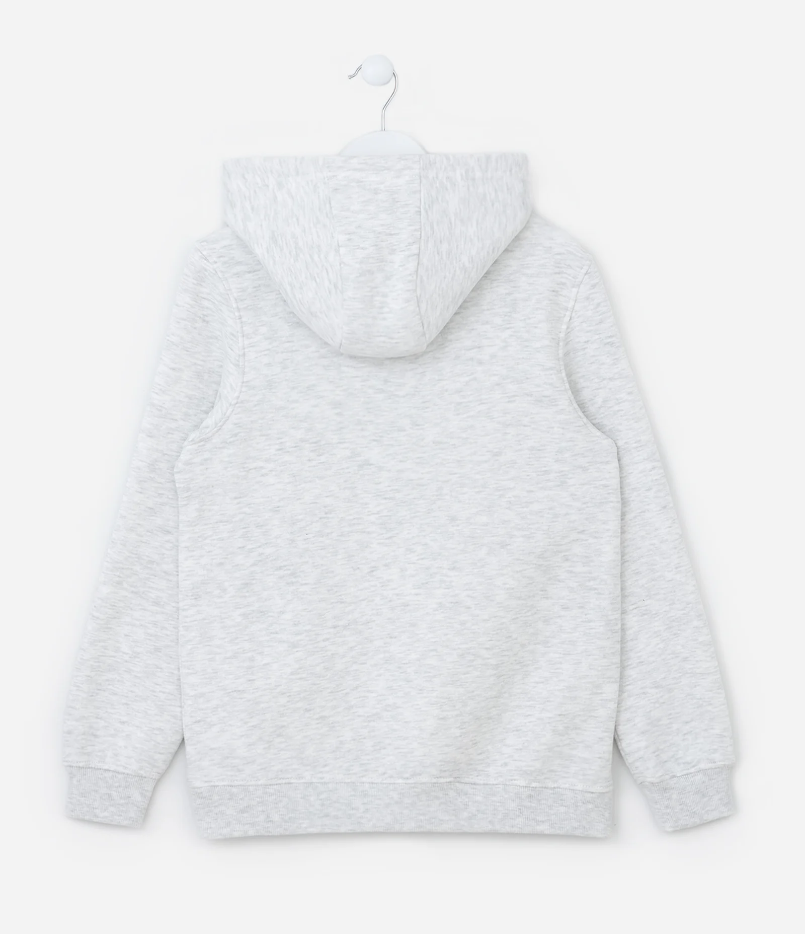 Casaco Infantil com Estampa Urso e Lettering California - Tam 5 a 14 Anos Cinza 2