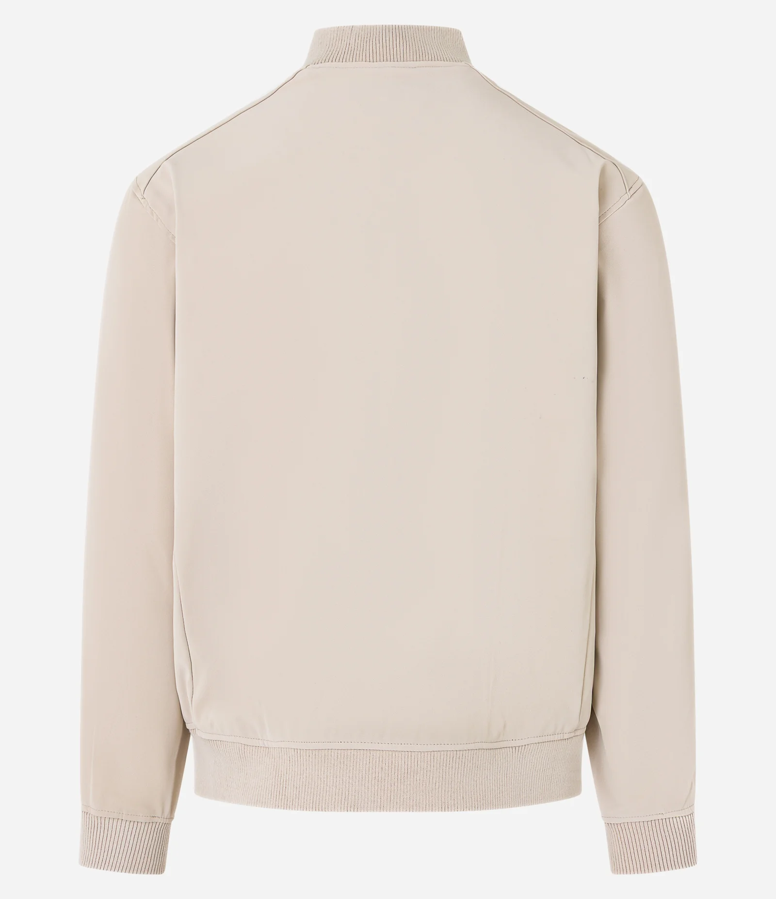 Jaqueta Bomber com Bolso Interno e Textura Emborrachada Bege 2