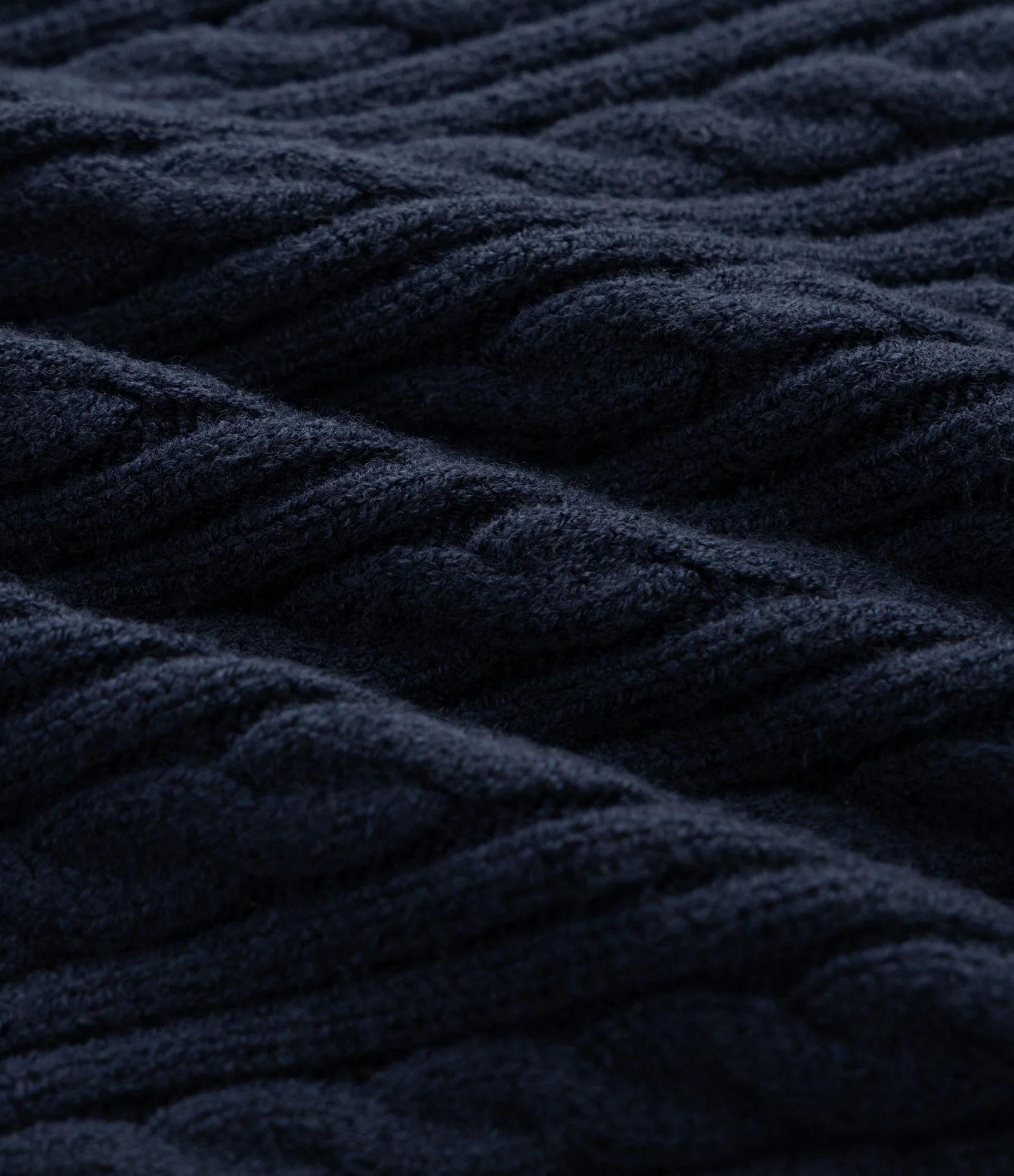 Blusa em Tricô com Estampa de Ursinho Azul Marinho 8