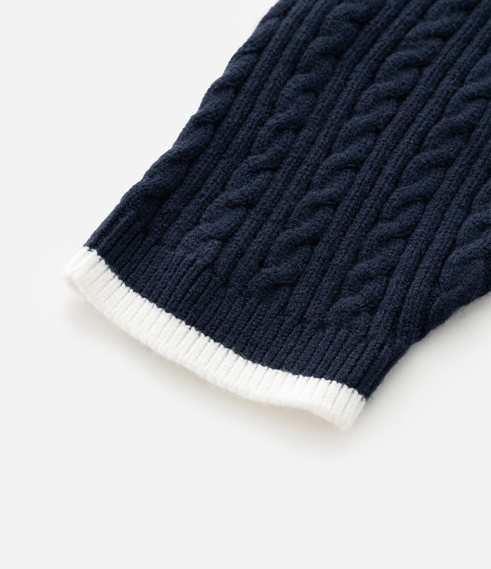 Blusa em Tricô com Estampa de Ursinho Azul Marinho 11