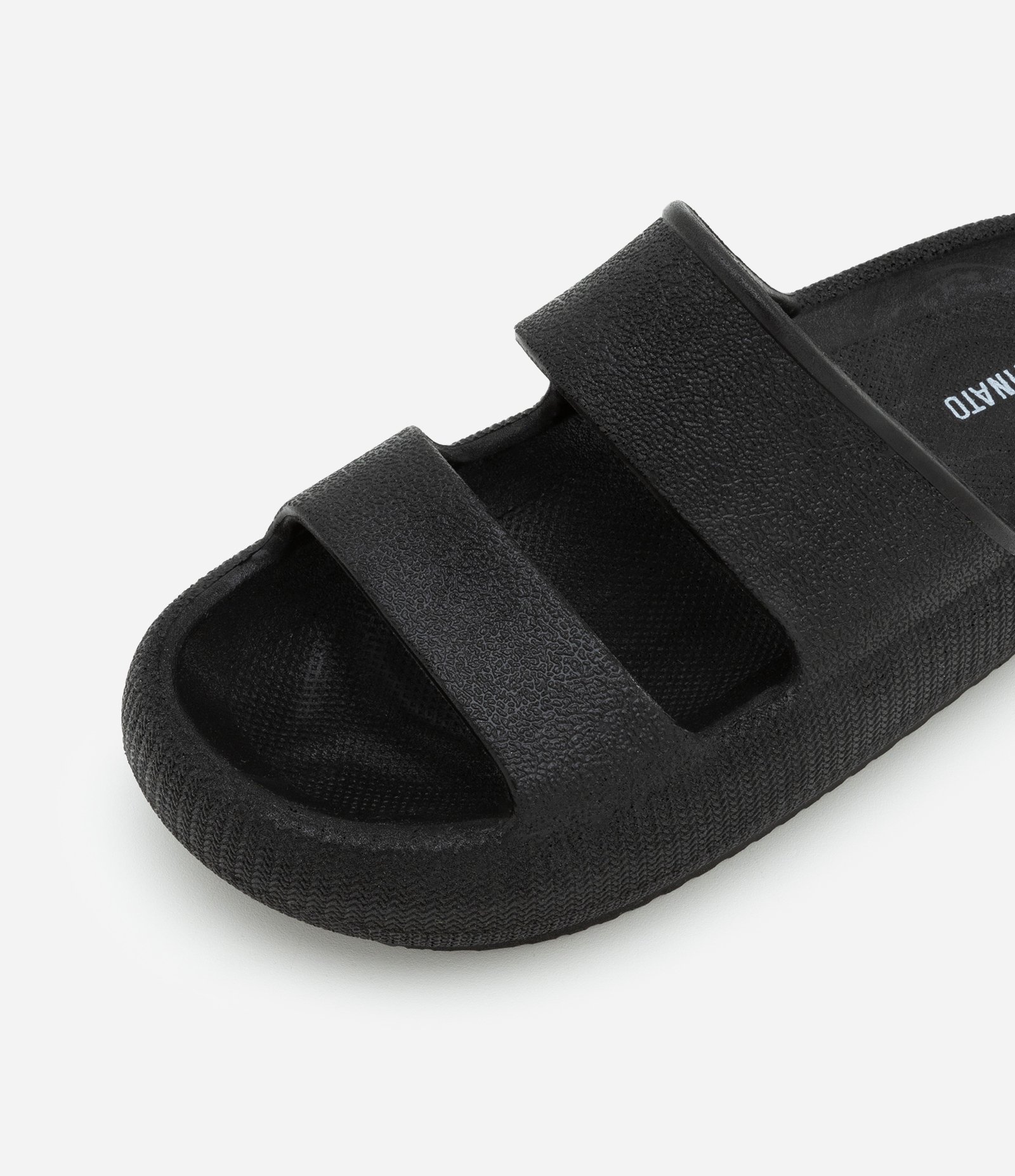 Chinelo Nuvem em PU Preto 4