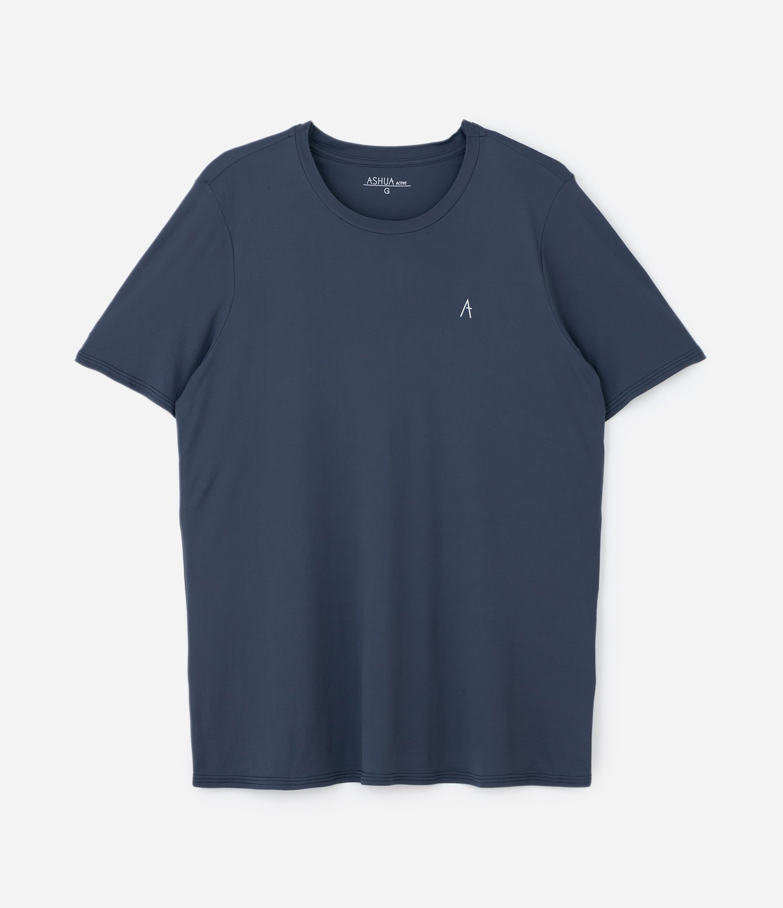 Camiseta Esportiva com Tecnologia Dry Curve & Plus Size Azul Acinzentado 3