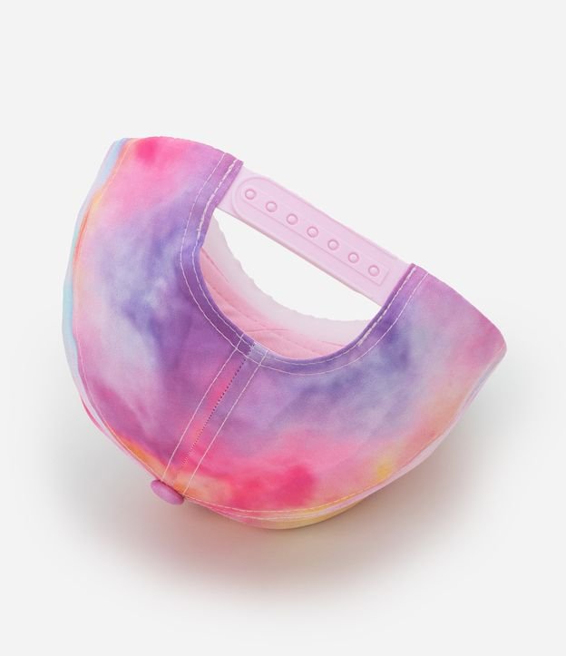 Boné Infantil Aba Curva com Estampa Tie Dye - Tam Único