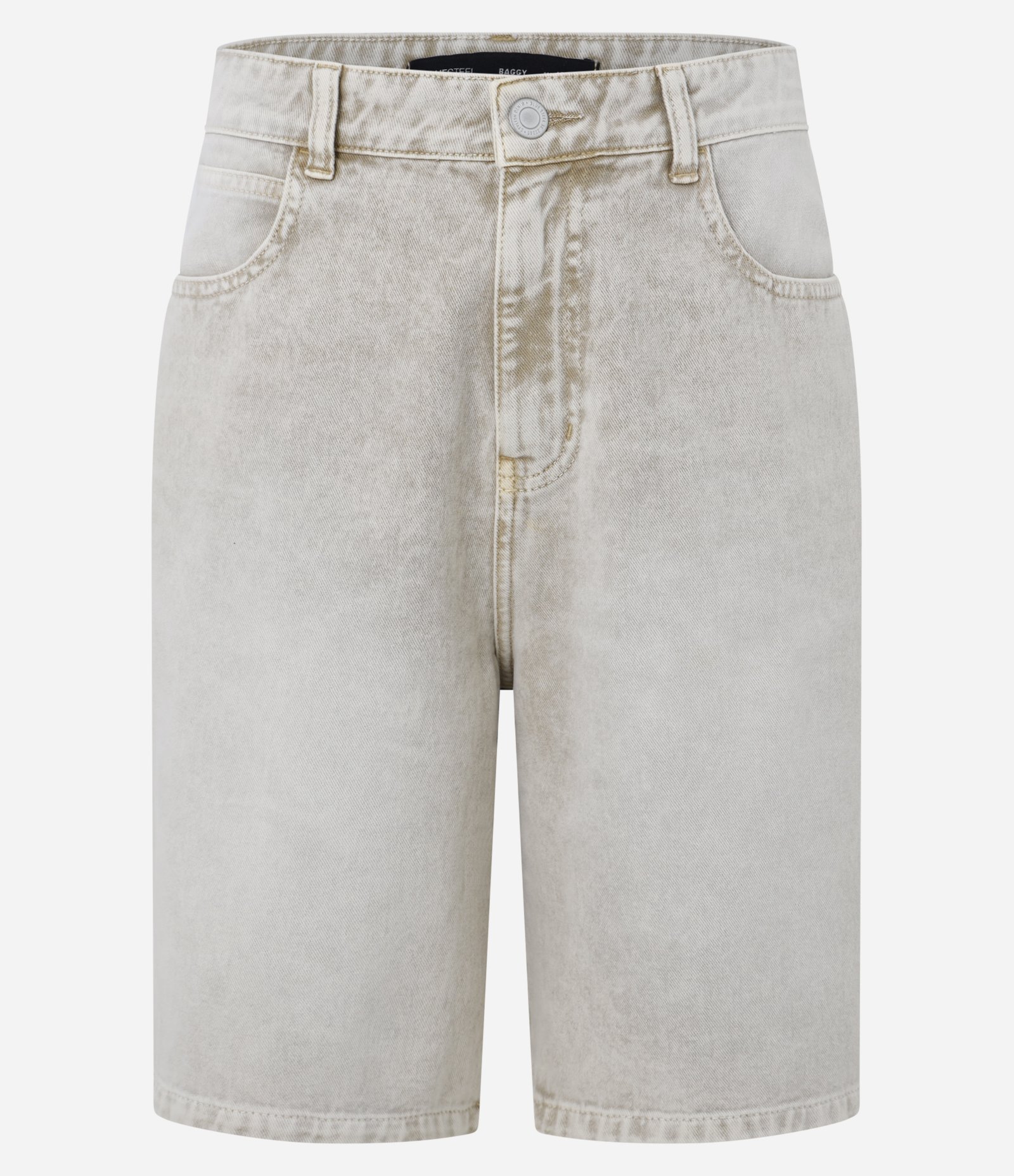 Bermuda Baggy em Sarja Cationizada Marrom 6