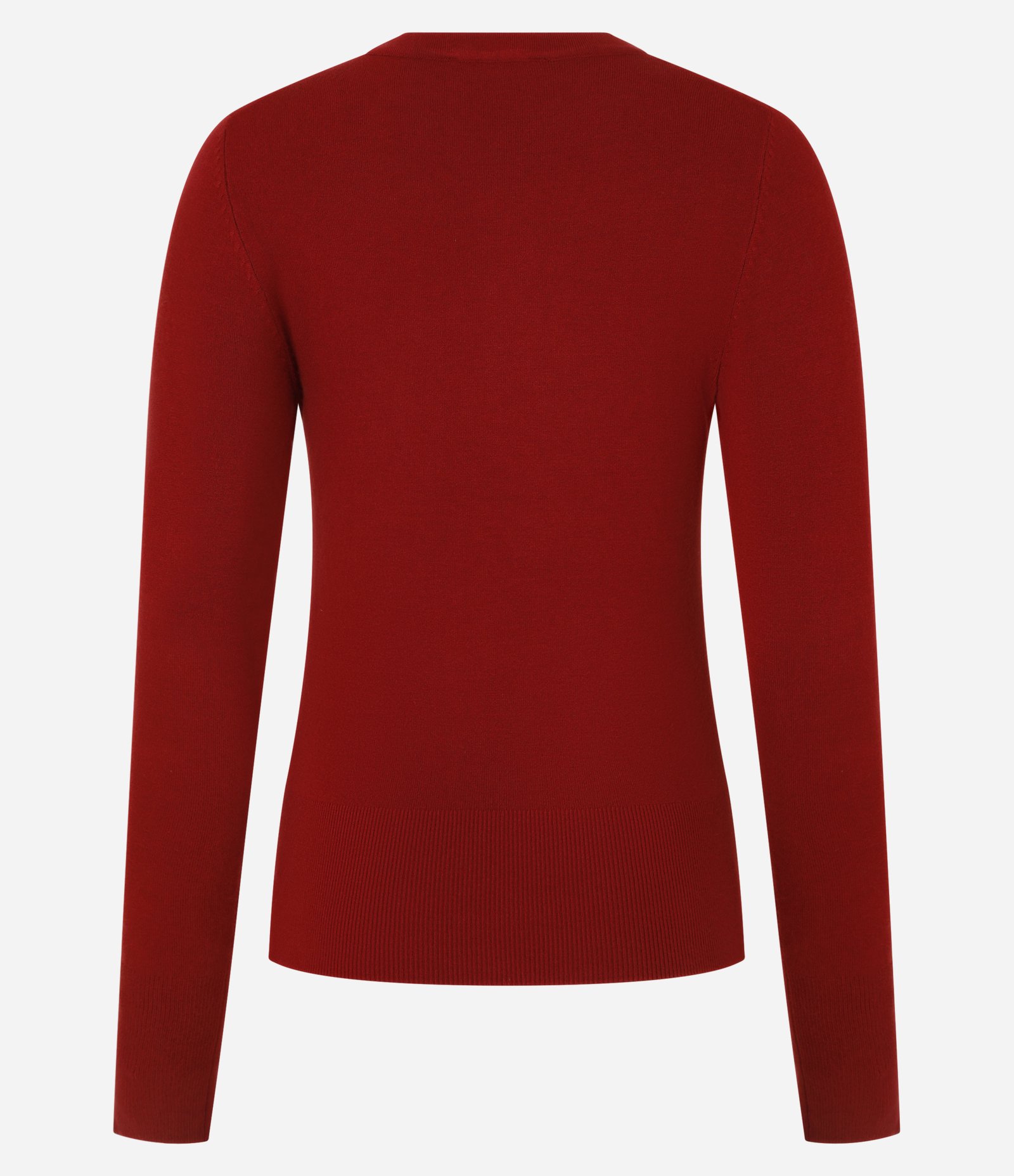 Suéter em Tricô com Botões no Punho Vermelho 7