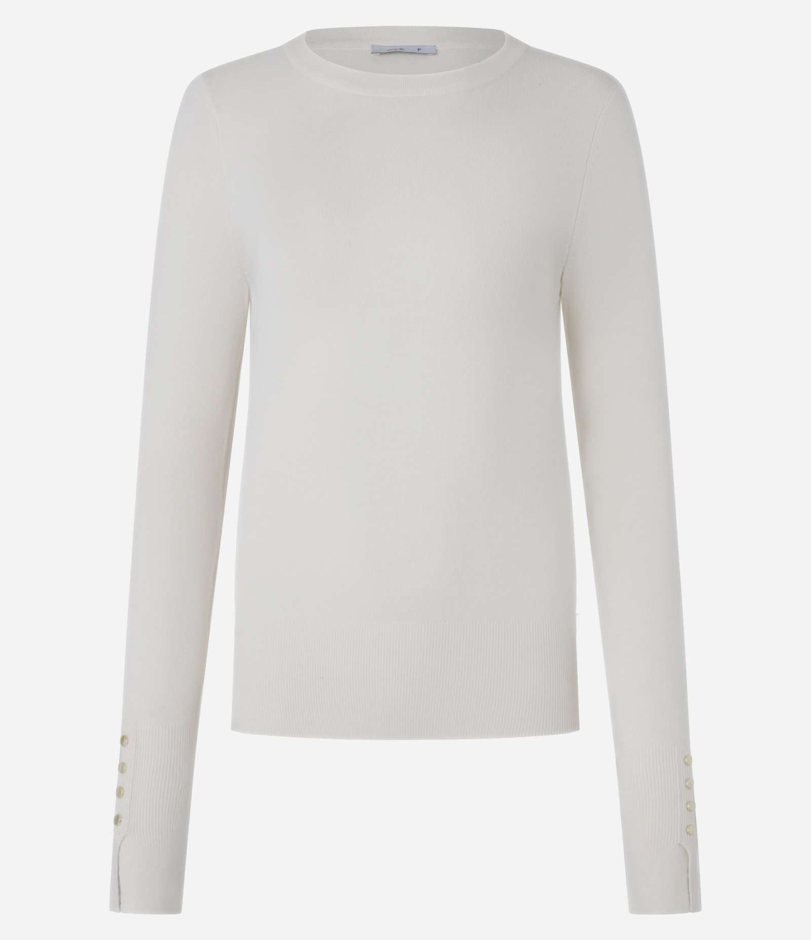 Suéter em Tricô com Botões no Punho Off White 5