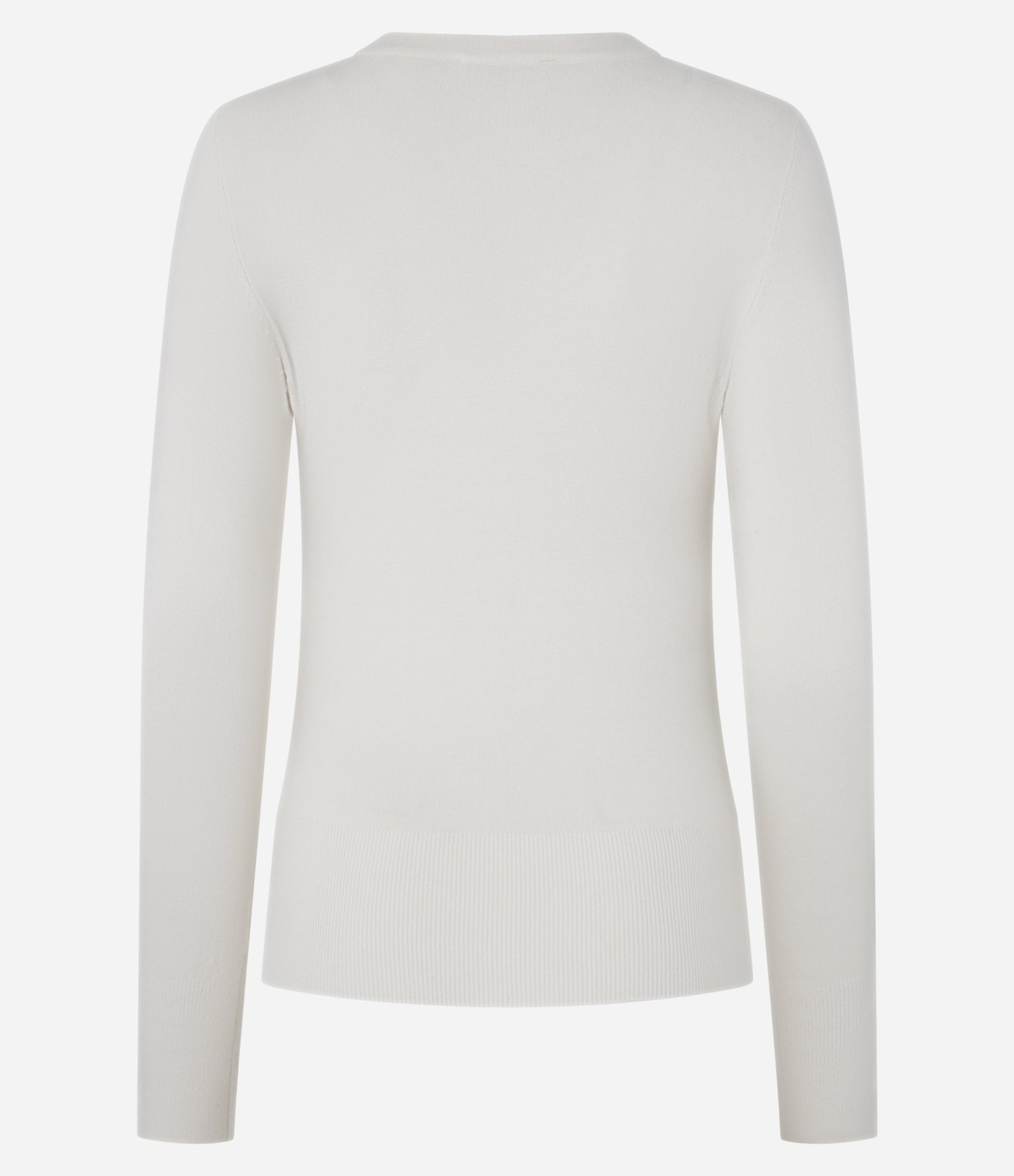 Suéter em Tricô com Botões no Punho Off White 7