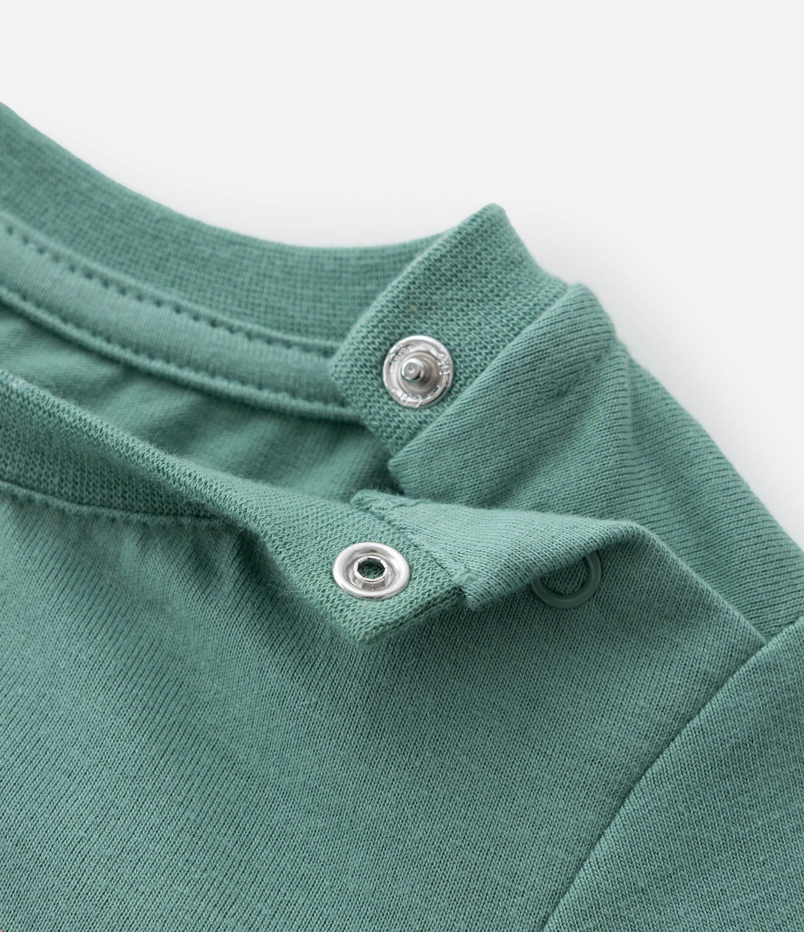 Conjunto Infantil em Algodão Estampa Cara de Bichinhos - Tam 0 a 18 meses Verde/Bege 9