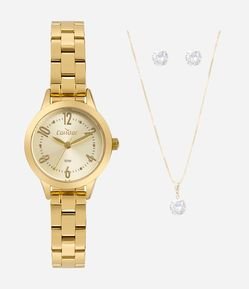 Kit Relógio Condor Feminino Analógico