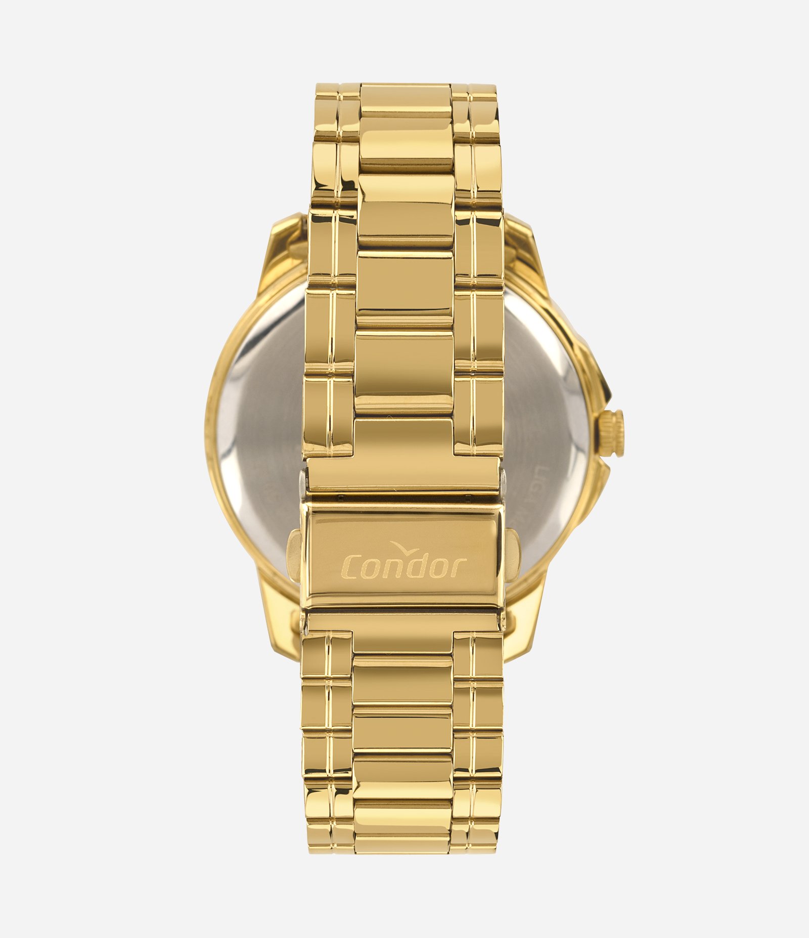 Kit Relógio Analógico Masculino Condor  Dourado 3