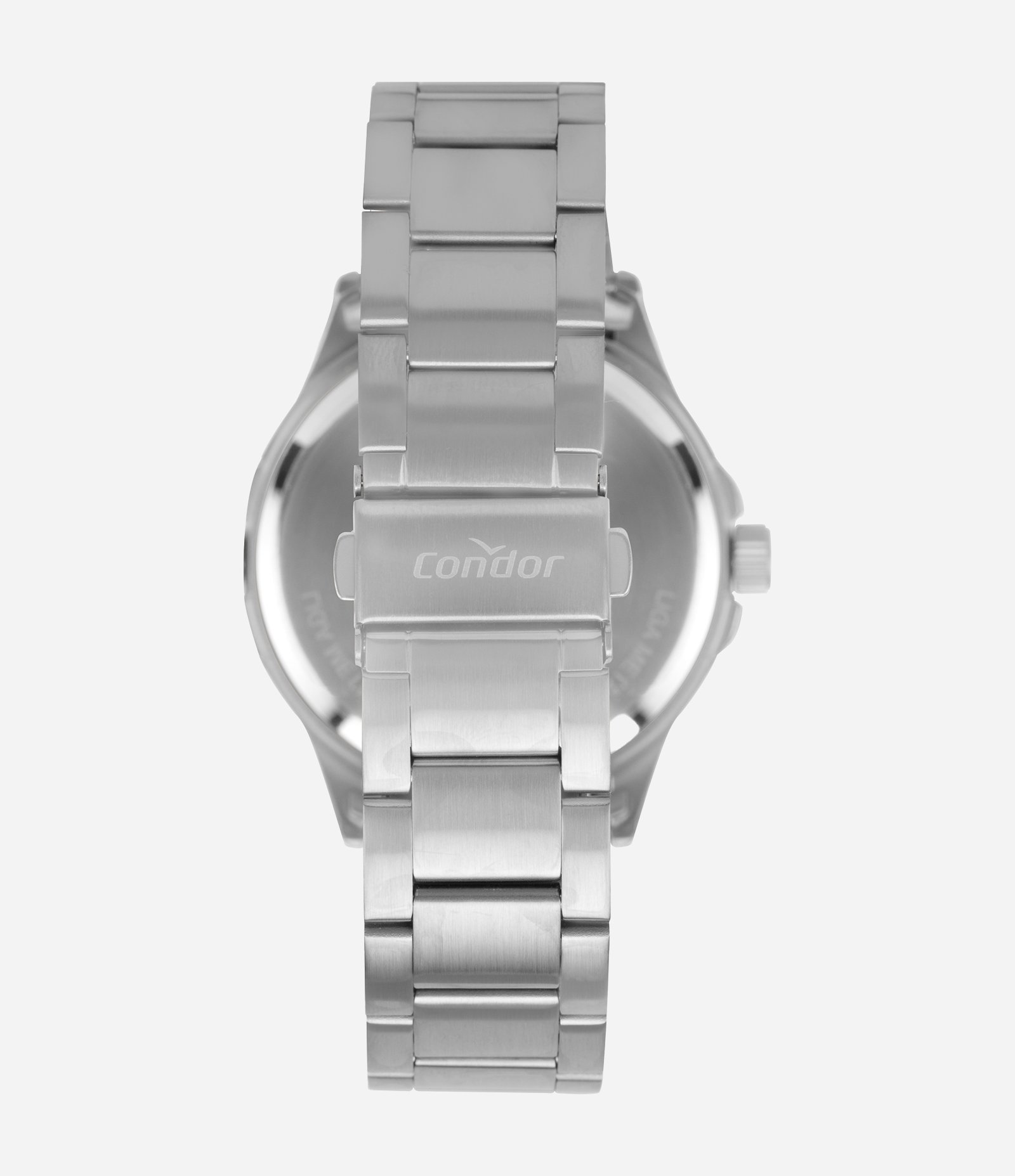 Kit Relógio Analógico Masculino Condor  PRATA 3