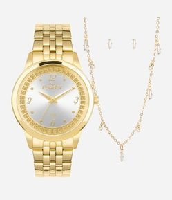 Kit Relógio Condor Analógico Feminino 