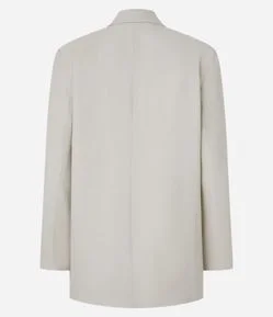 Blazer Oversized em Alfaiataria com Botão Único