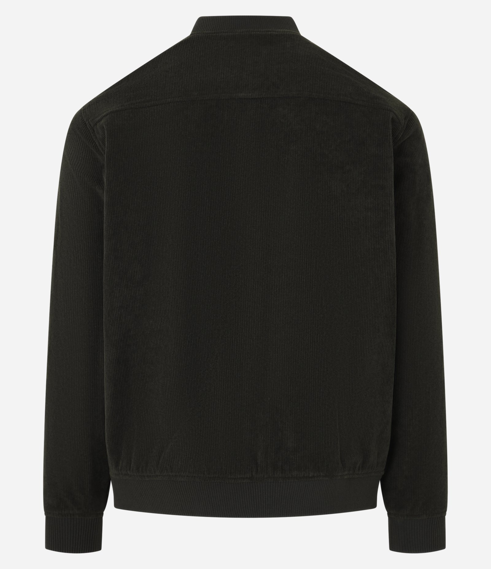 Jaqueta Bomber em Veludo Cotelê com Botões Forrados Verde 3