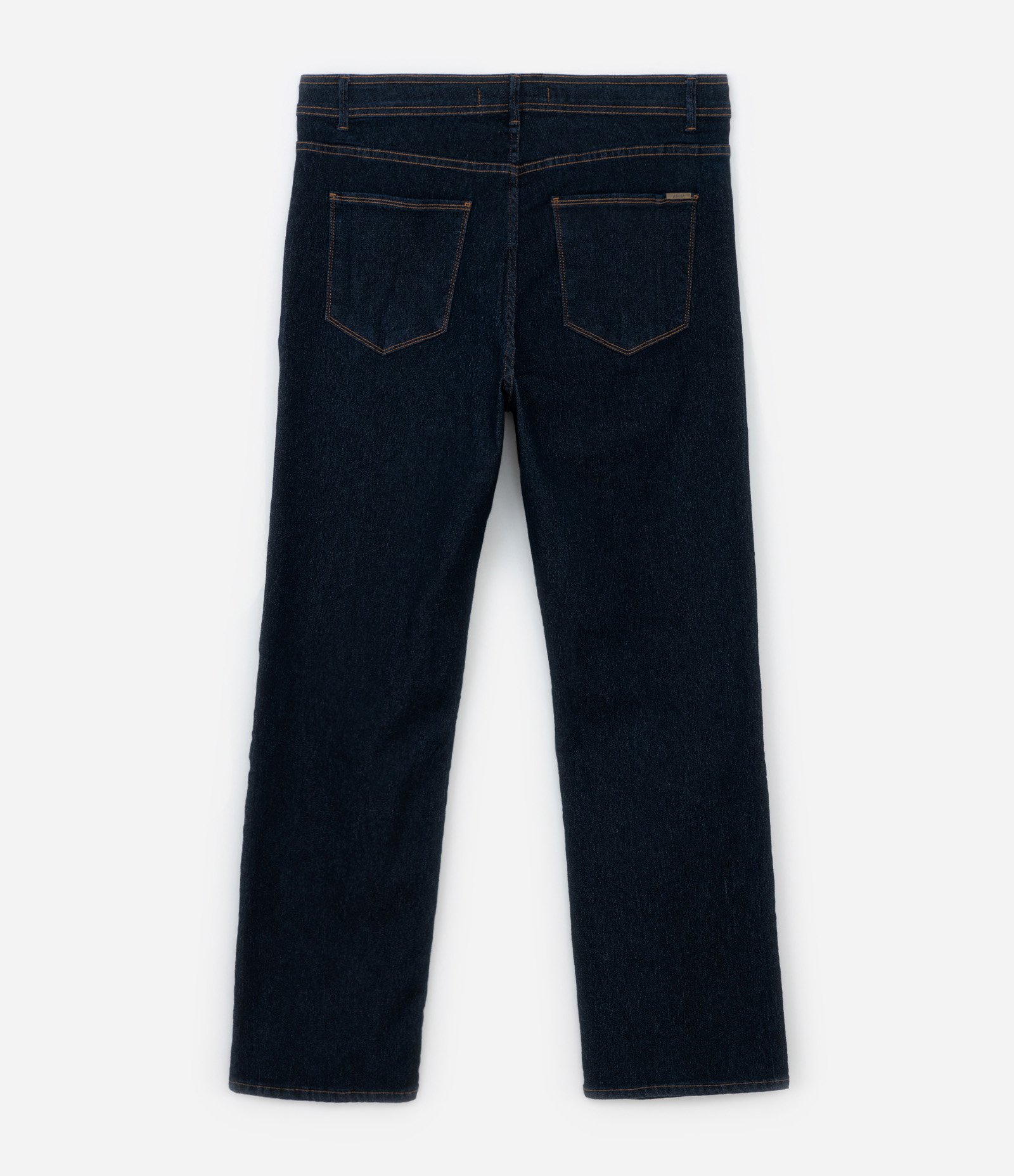 Calça Reta em Jeans com Elastano Curve & Plus Size Azul 7