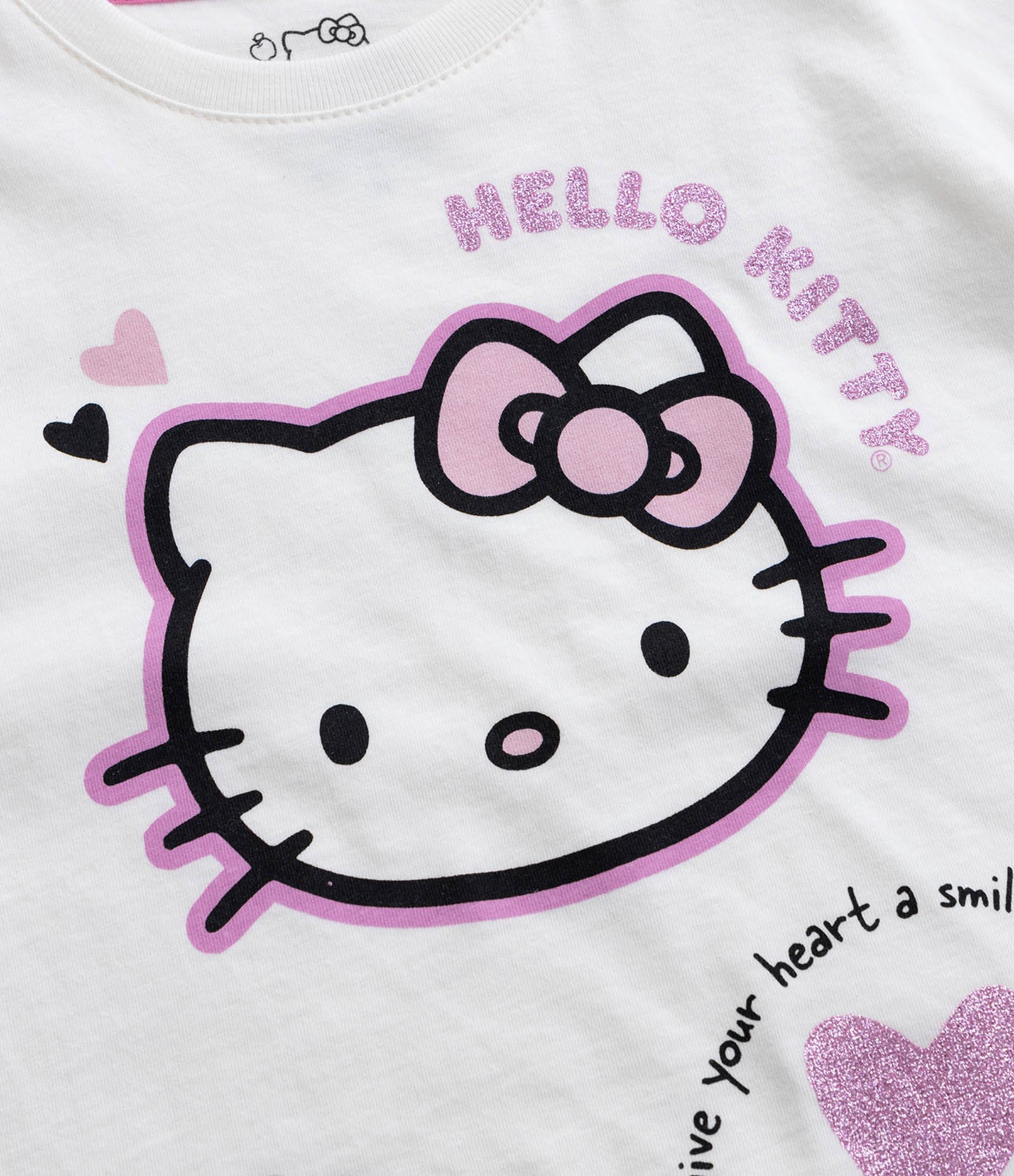Conjunto Infantil em Algodão Estampa Hello Kitty - Tam 1 a 6 anos Rosa 4