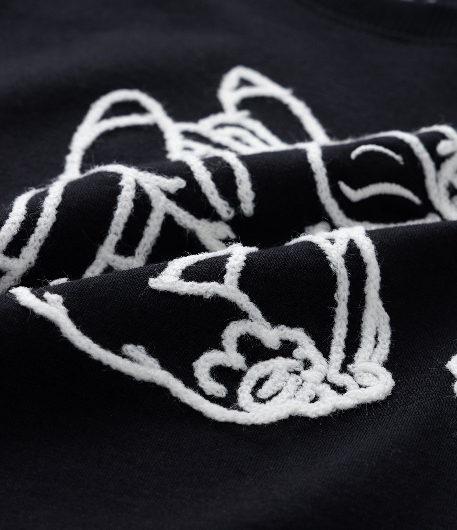 Camiseta Cropped com Bordado do Stitch e Angel - Tam 5 a 14 Anos Preto 3