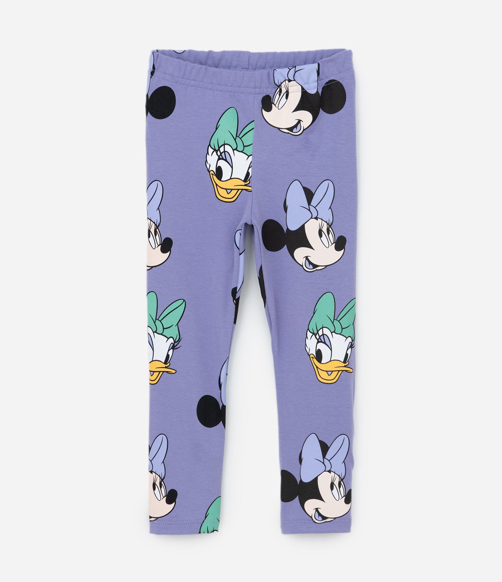 Conjunto Infantil com Babado e Estampa da Minnie e Margarida - Tam 1 a 6 Anos Branco/Lilás 7