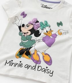 Conjunto Infantil com Babado e Estampa da Minnie e Margarida - Tam 1 a 6 Anos