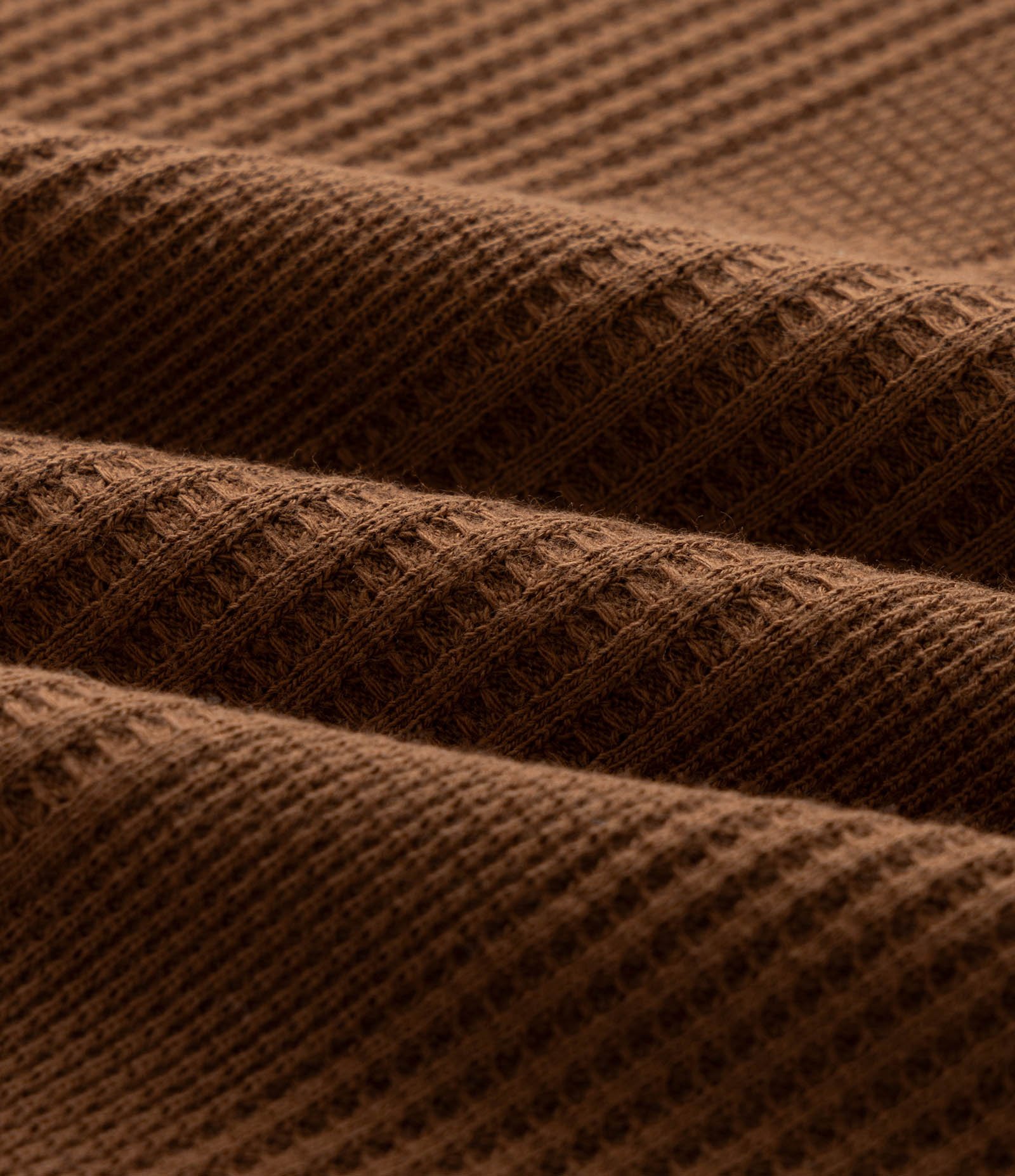 Camiseta Regular em Algodão com Textura Vertical Marrom Café 7