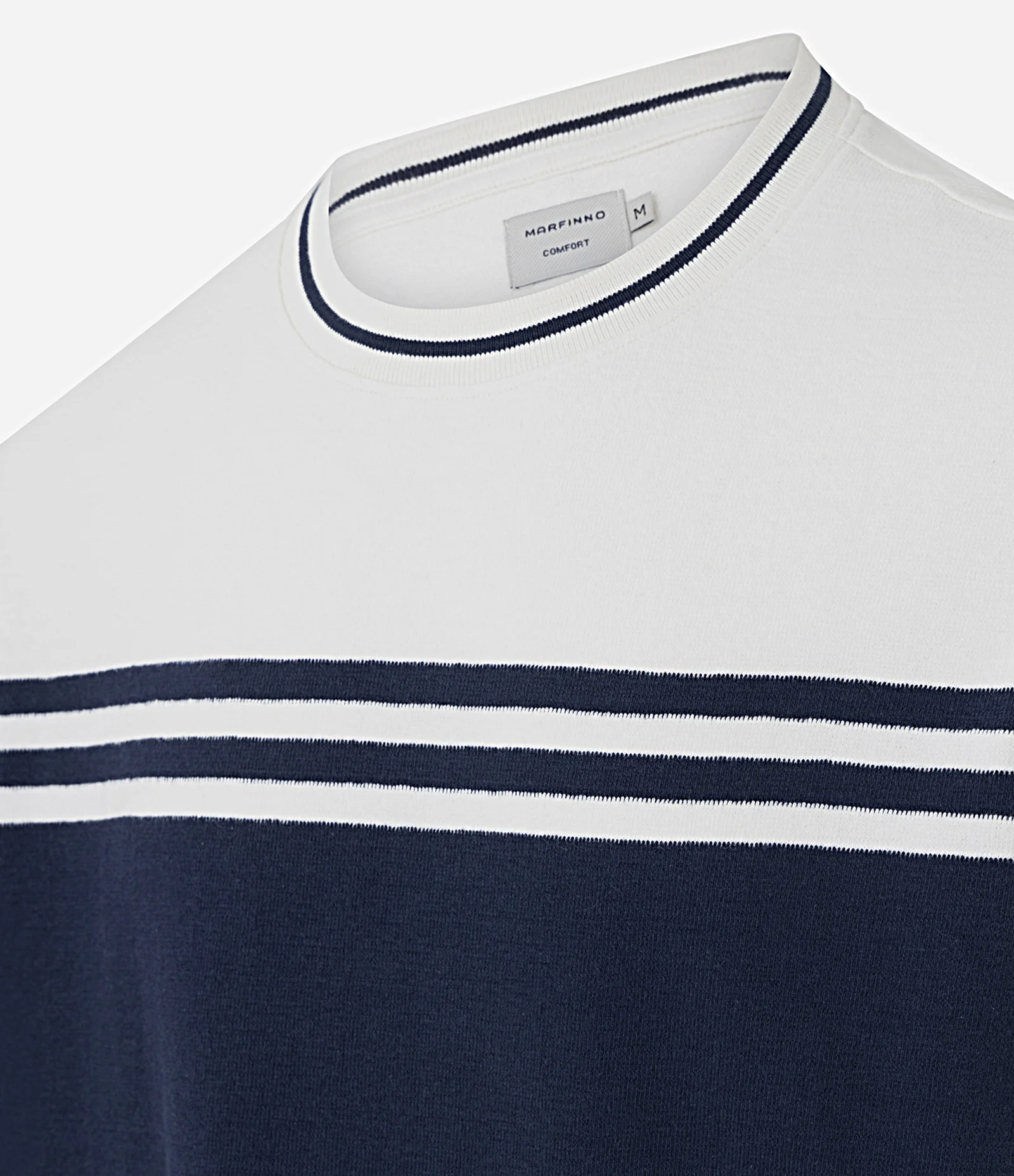 Camiseta em Meia Malha Listras com Manga Curta Multicores 2