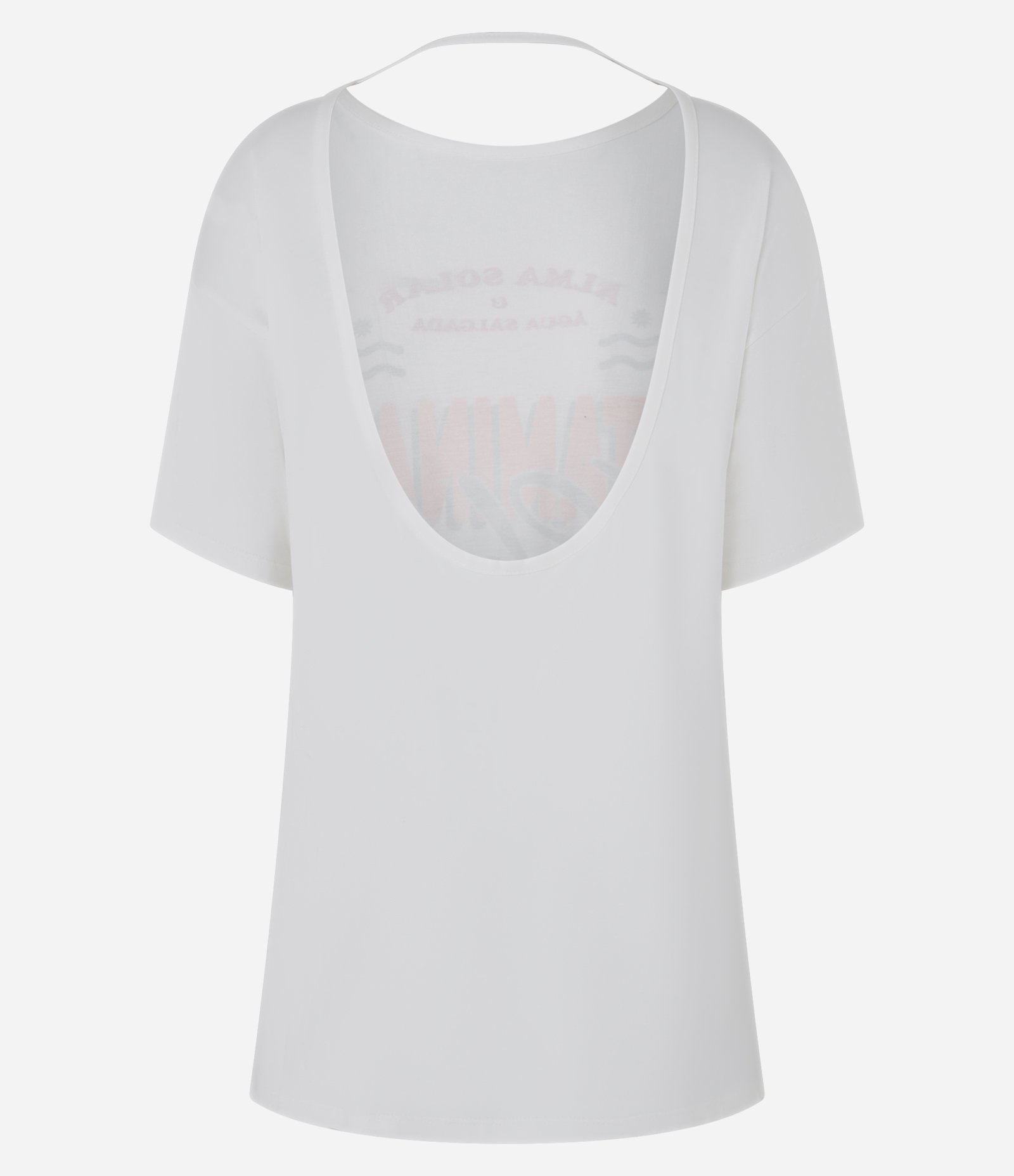 Saída de Praia Bata em Viscose com Estampa Vitamina D Club Branco 6