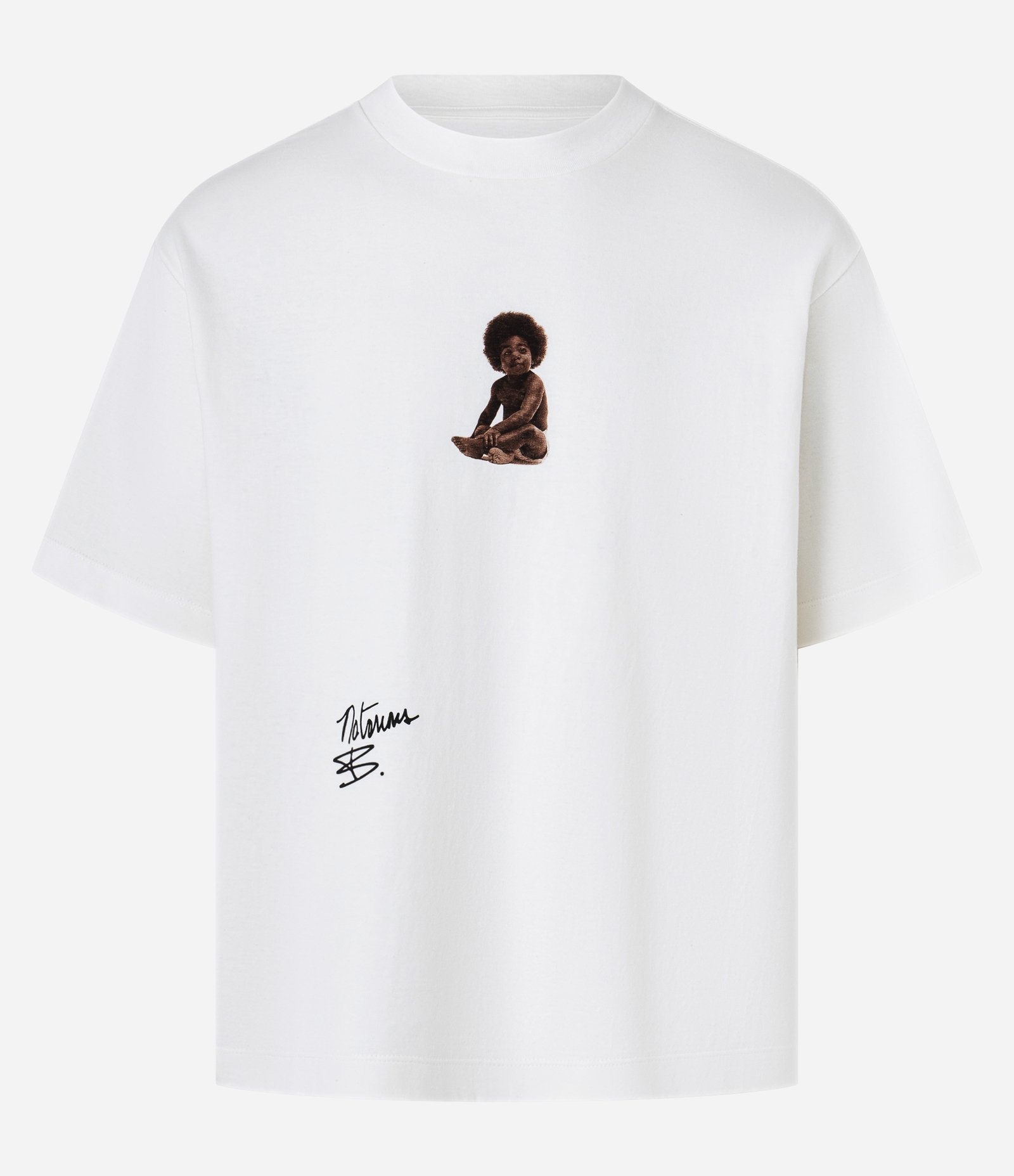 Camiseta Boxy Notorious B.I.G em Malhão Branco 7
