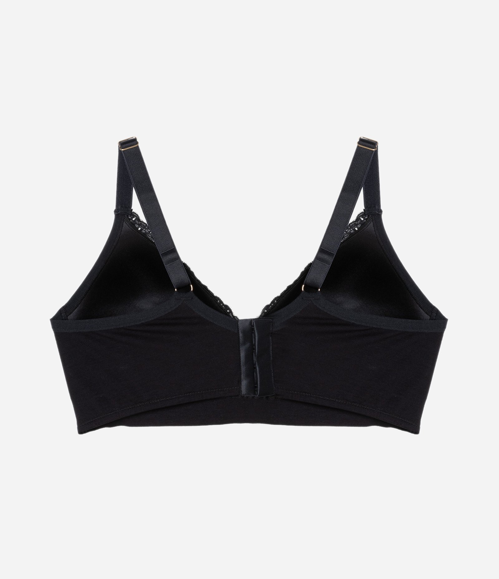 Sutiã com Bojo sem Aro Alta Sustentação Curve e Plus Size Preto 5