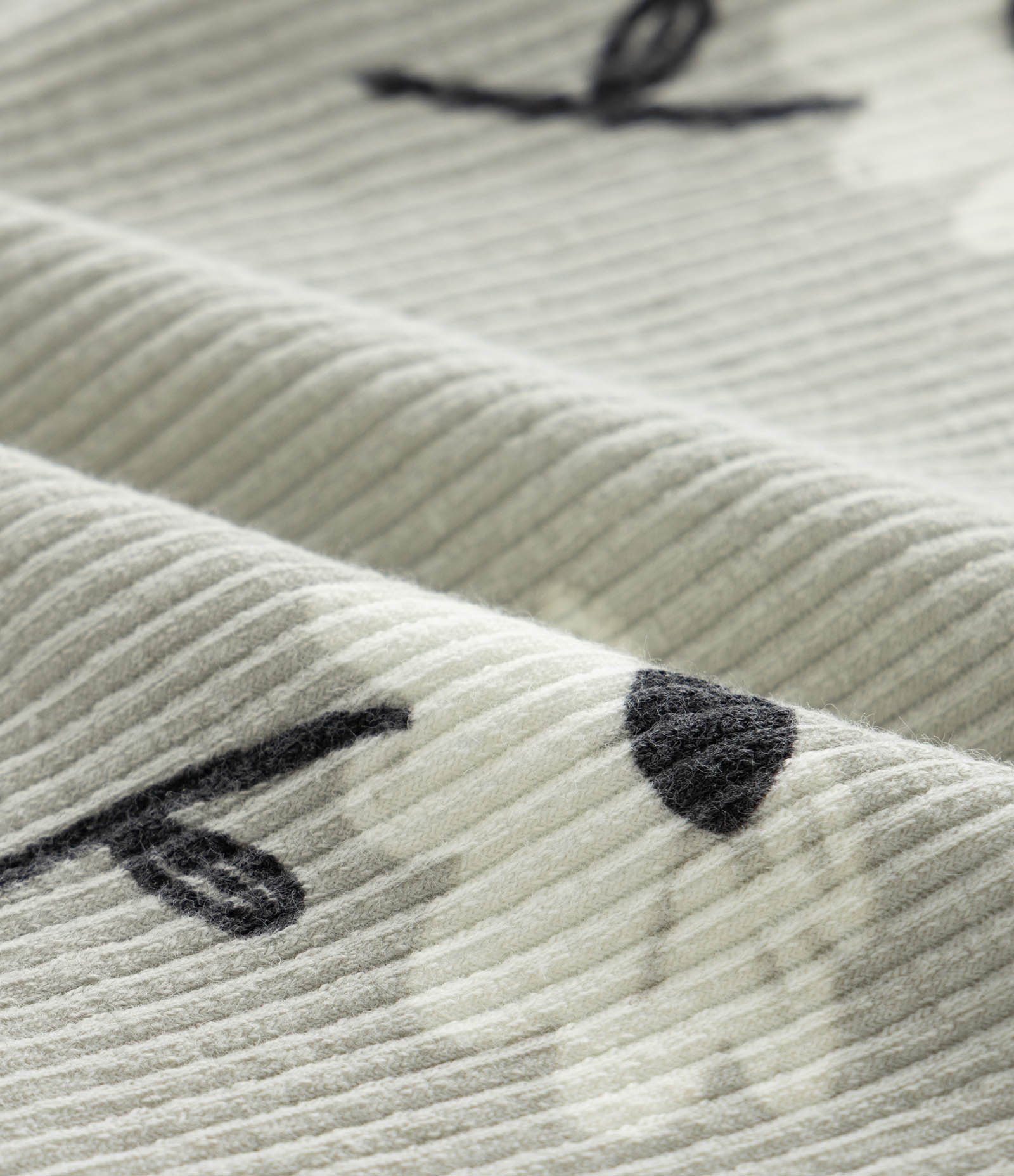 Blusa Infantil com Estampa de Margaridas e Canelada - Tam 1 a 6 Anos Cinza 3