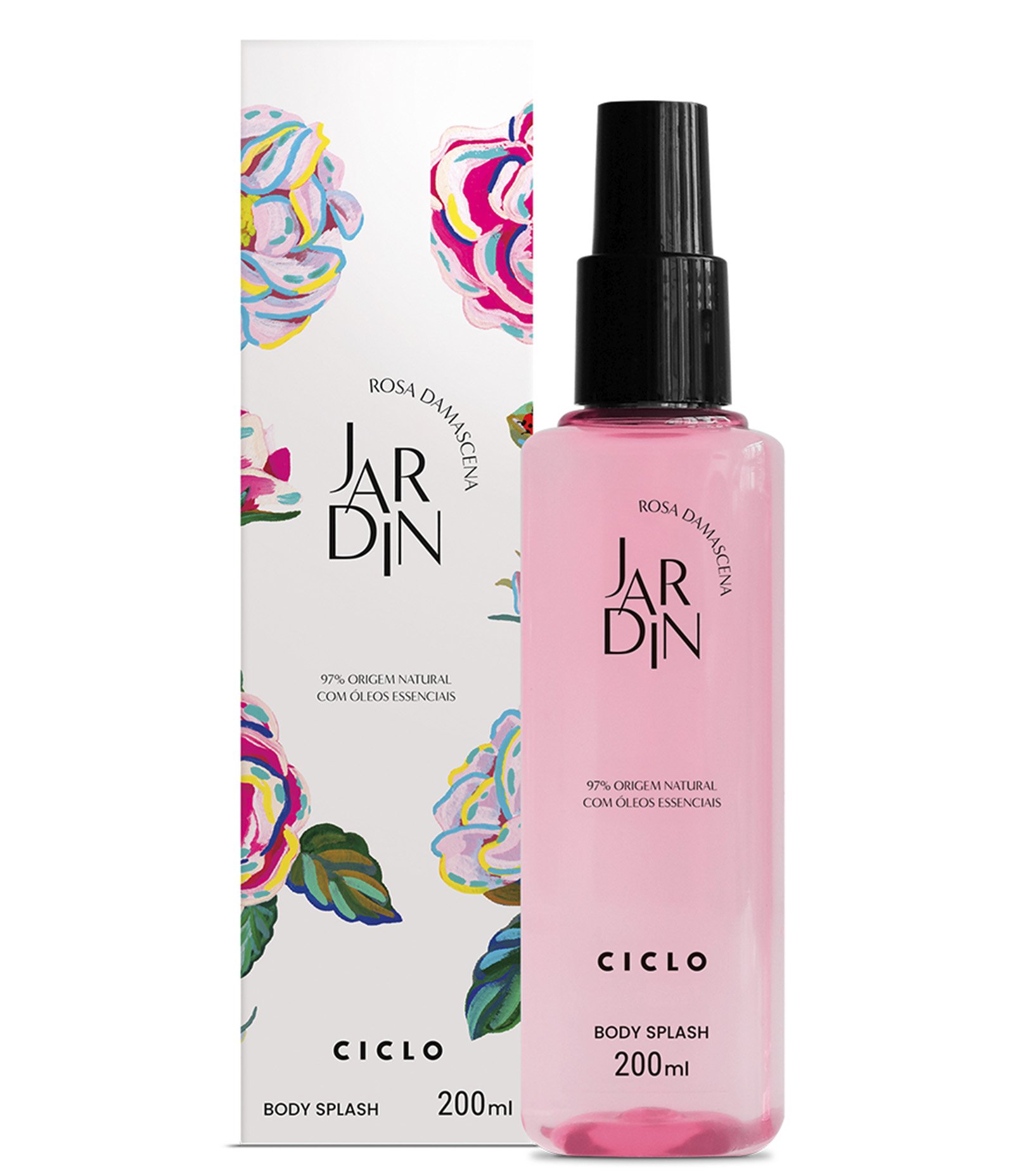 Body Splash Jardin Rosa Damascena 200ml 1