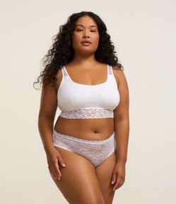 Calcinha Boyshort em Renda Curve & Plus Size