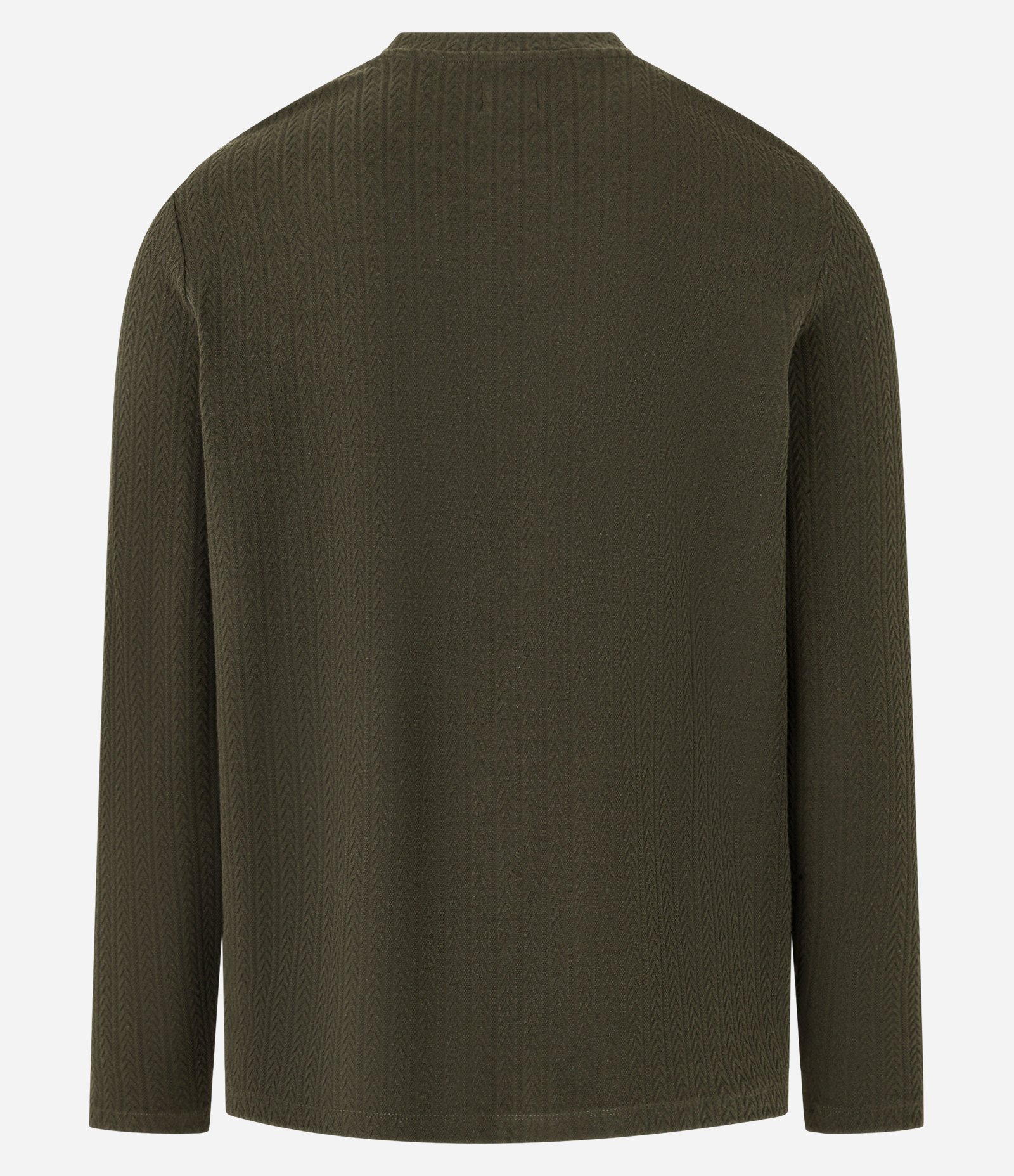 Camiseta Regular em Algodão com Textura Verde 3