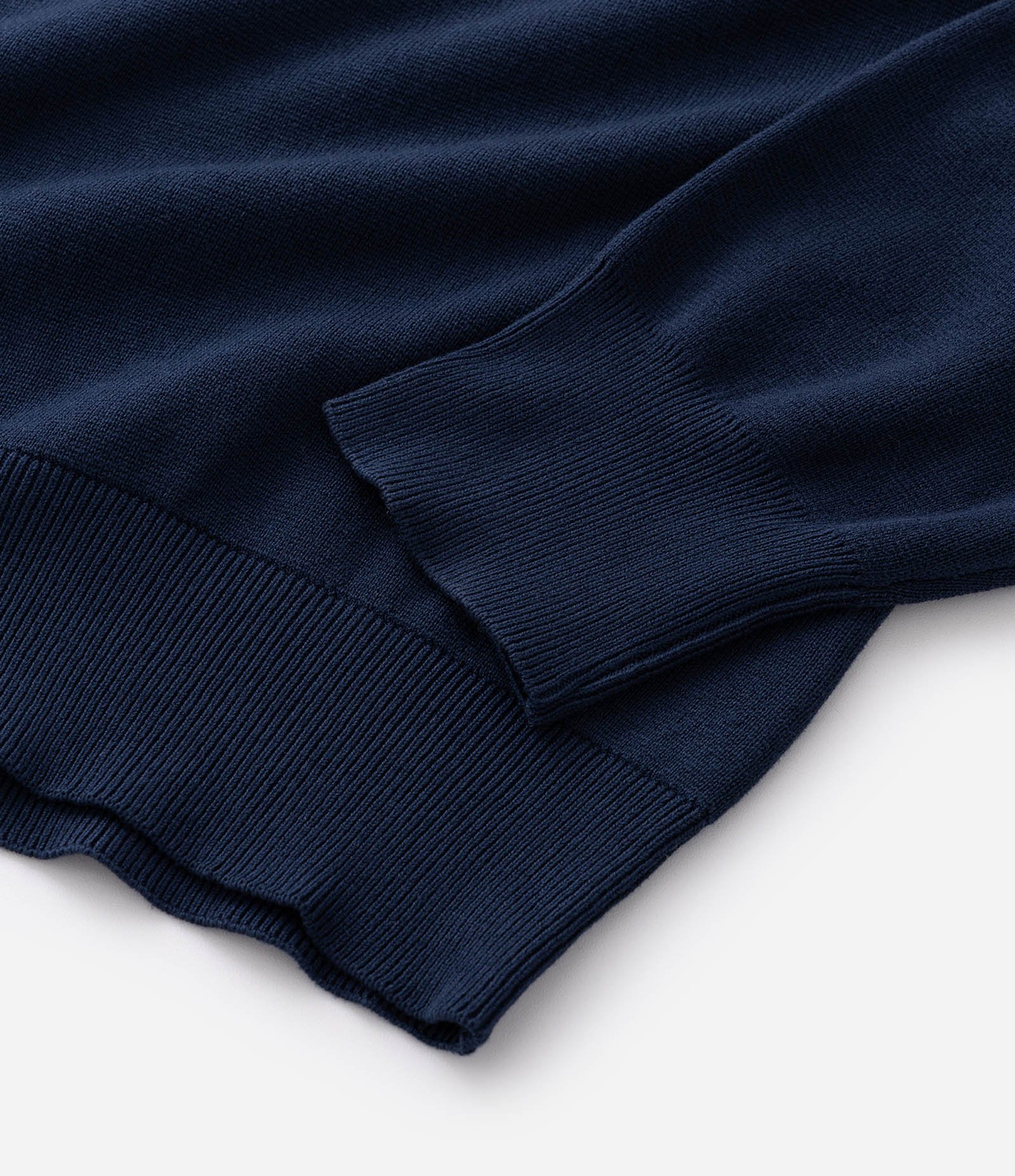 Suéter Regular em Tricô com Estampa de Listras Horizontais Azul 7