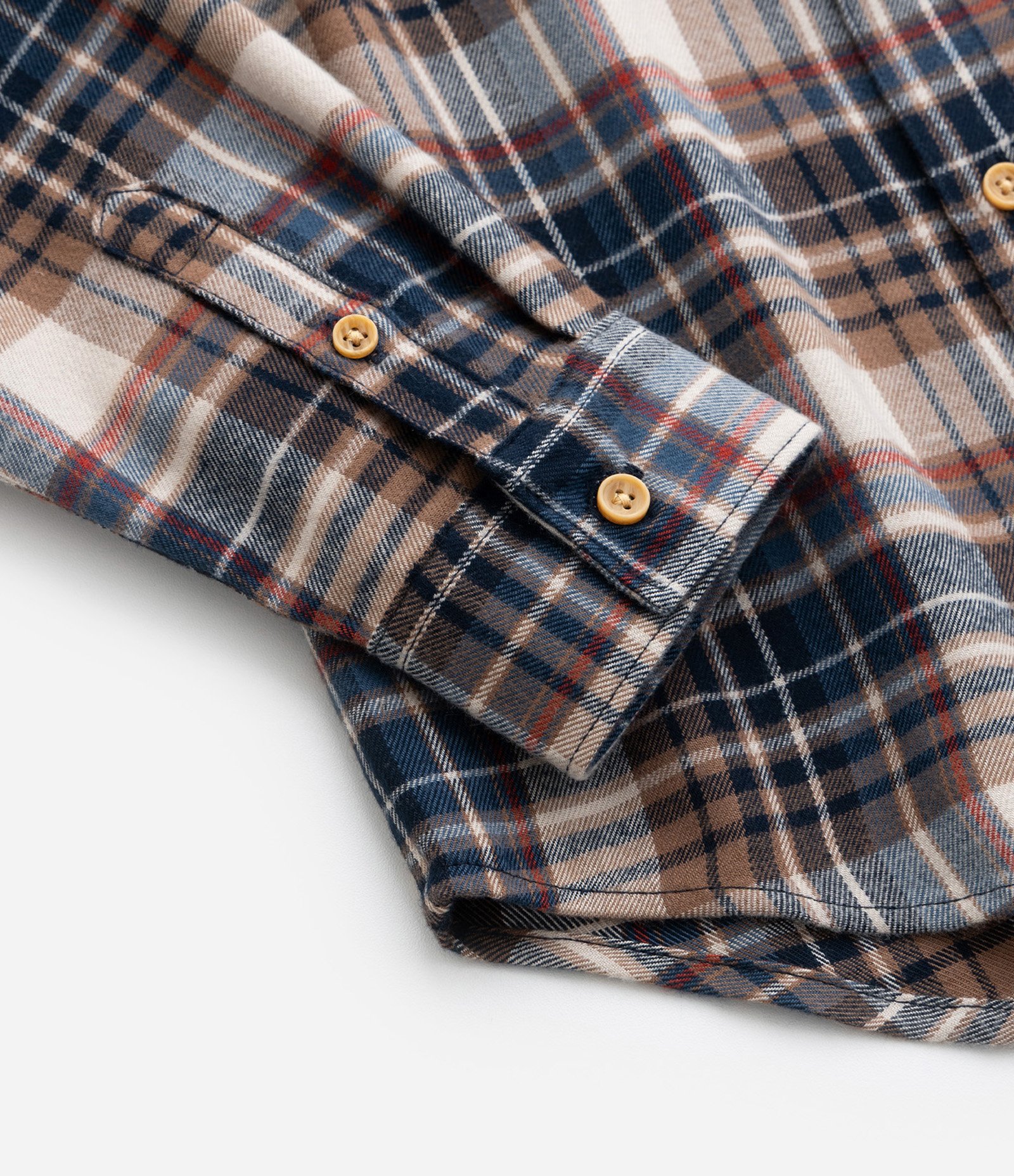 Camisa Infantil em Flanela com Estampa Xadrez - Tam 5 a 14 Anos Marrom/Azul 4