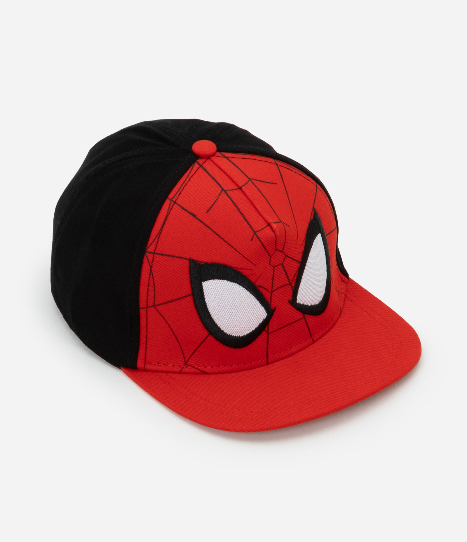 Boné Infantil em Sarja com Estampa Homem Aranha Vermelho/Preto 1
