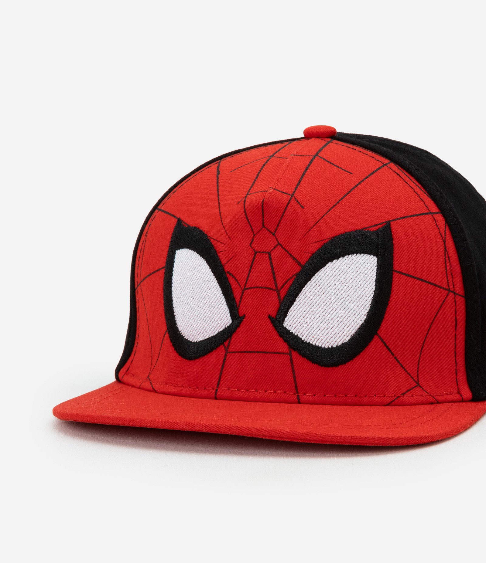 Boné Infantil em Sarja com Estampa Homem Aranha Vermelho/Preto 4