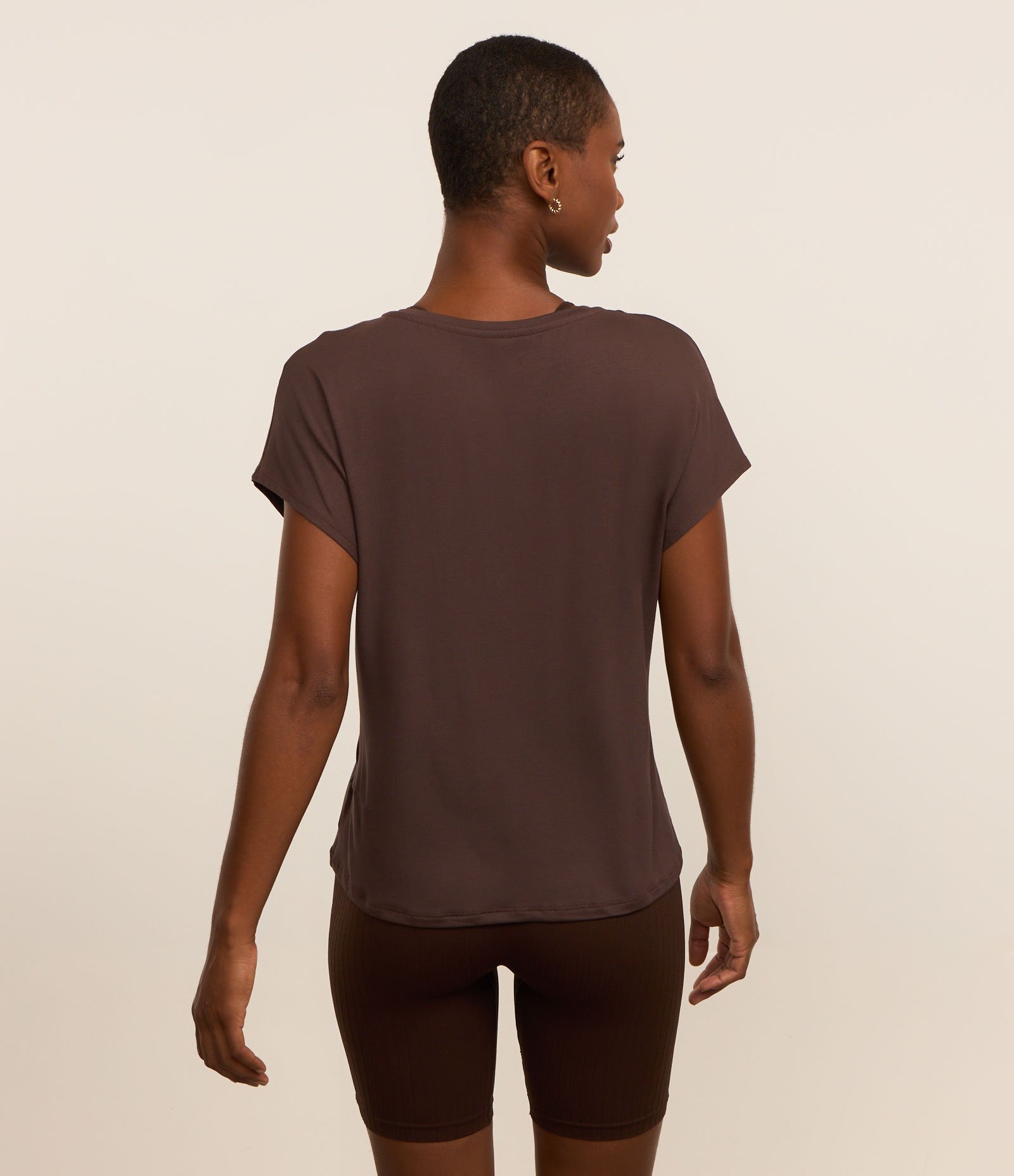 Camiseta em Viscose com Estampa Lisbon 1991 Marrom 4