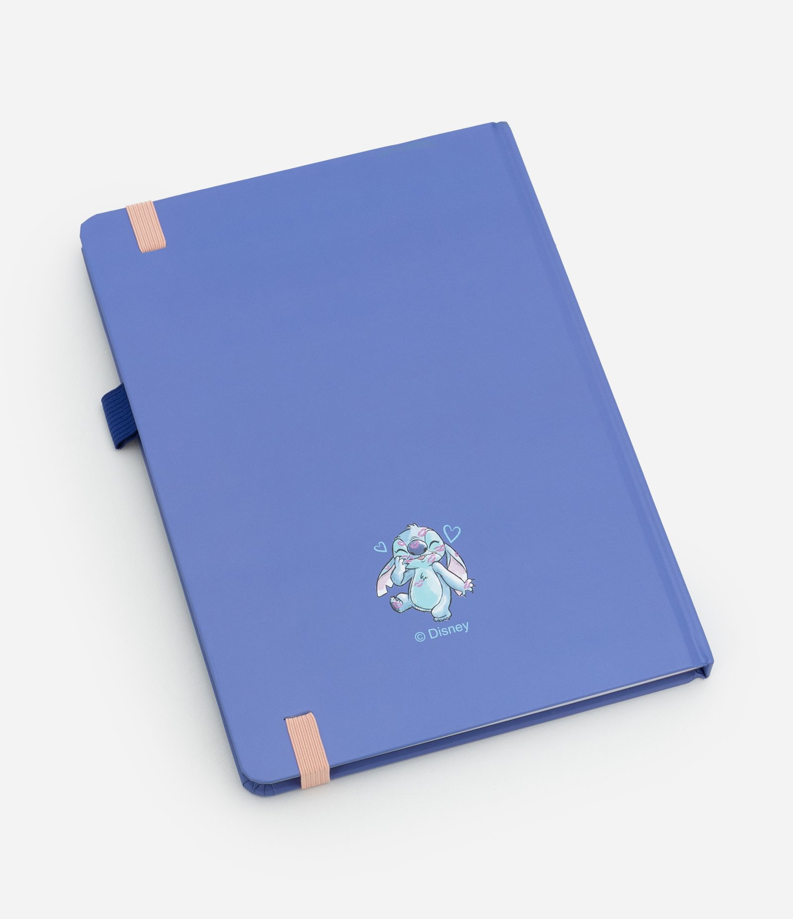 Caderno com Fechamento em Elástico e Estampa Stitch Azul 2