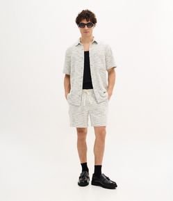 Bermuda em Tweed com Cordão