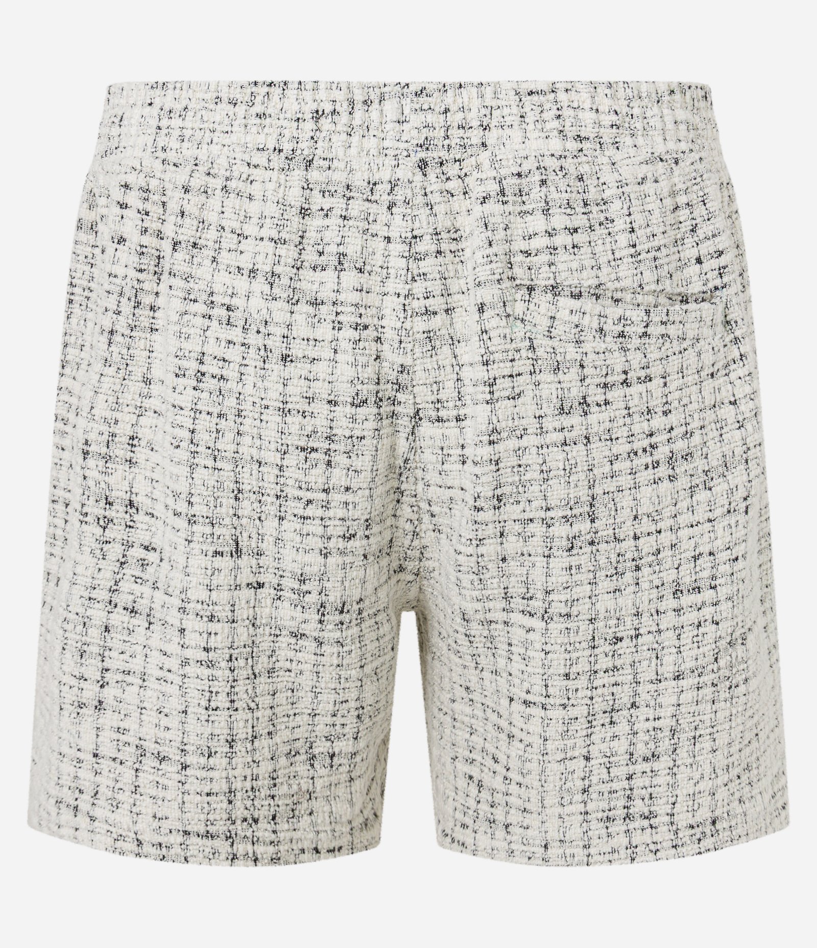 Bermuda em Tweed com Cordão Off Wite/ Preto 6