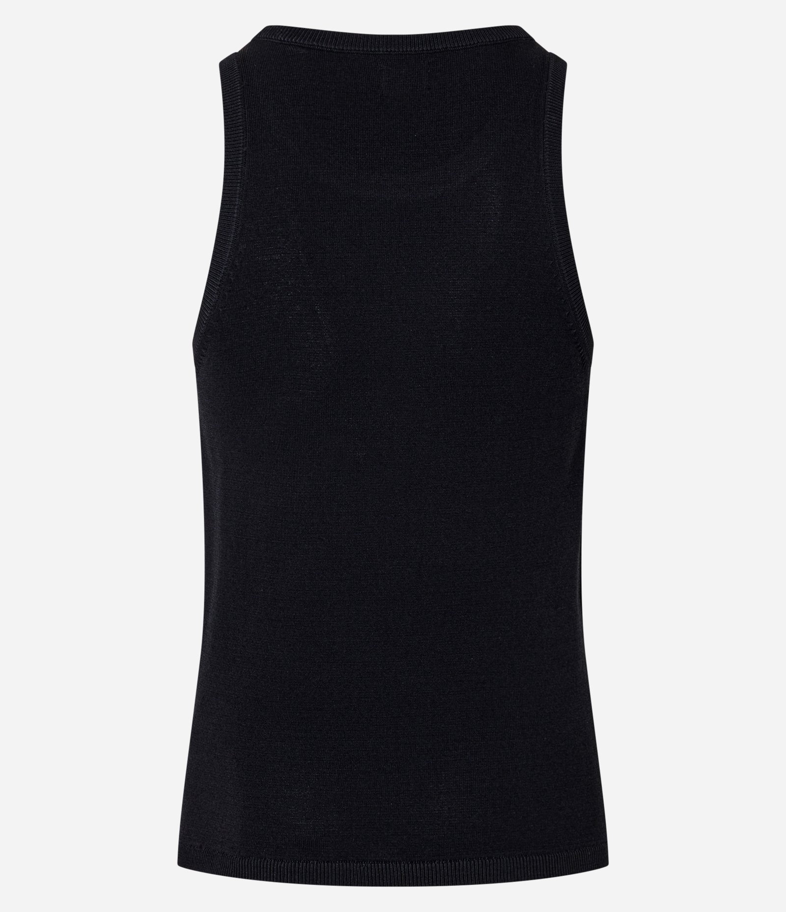Regata Slim em Tricô com Textura Preto 6
